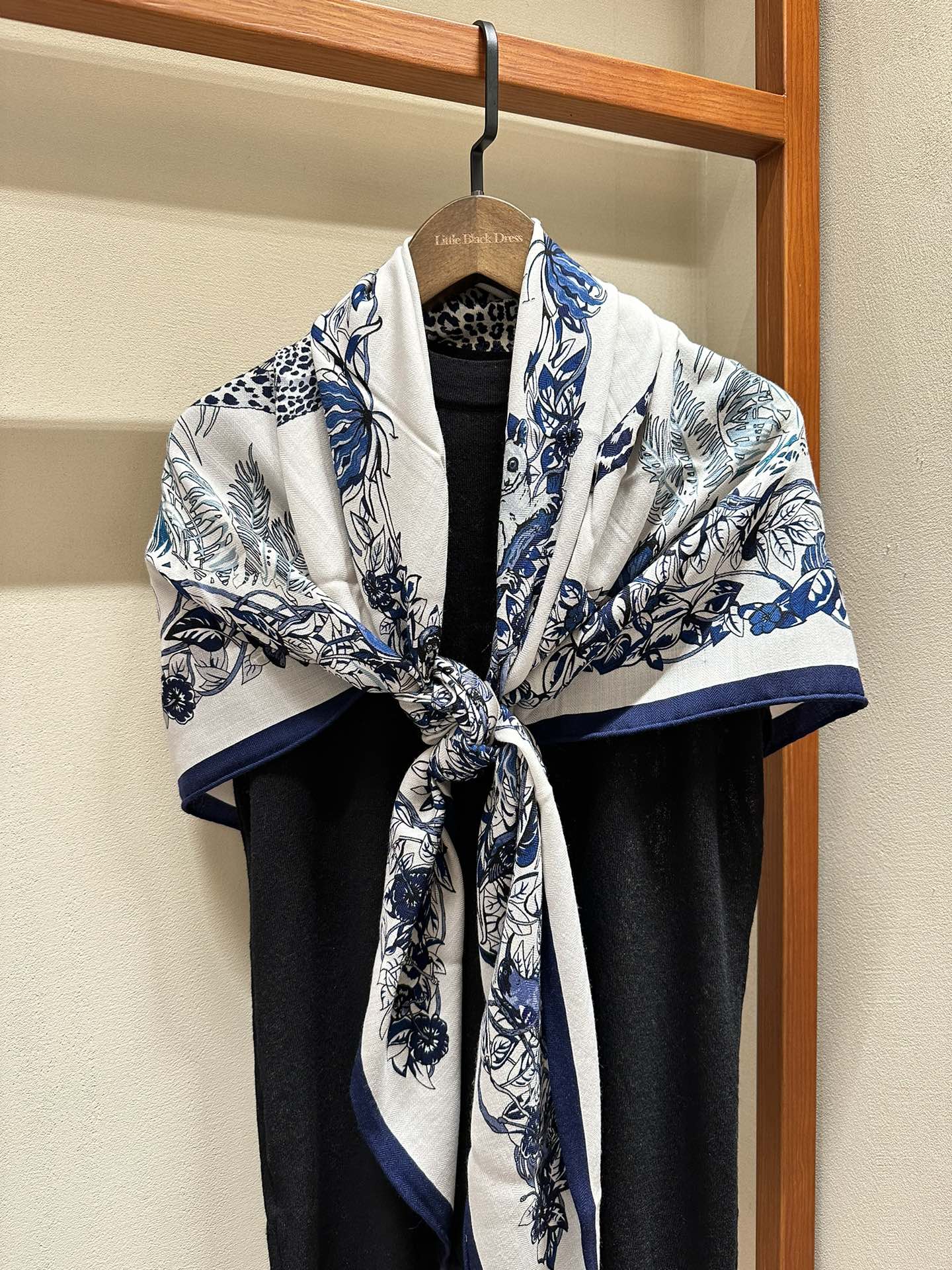 Шарф Dior 2024 Jungle Love - синий