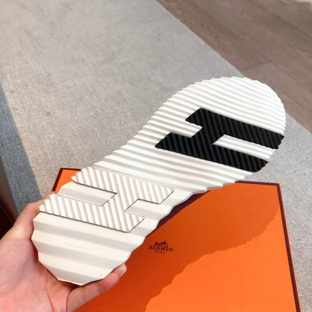 Новые кроссовки Hermes Giga 2023 года - унисекс - черные - 2