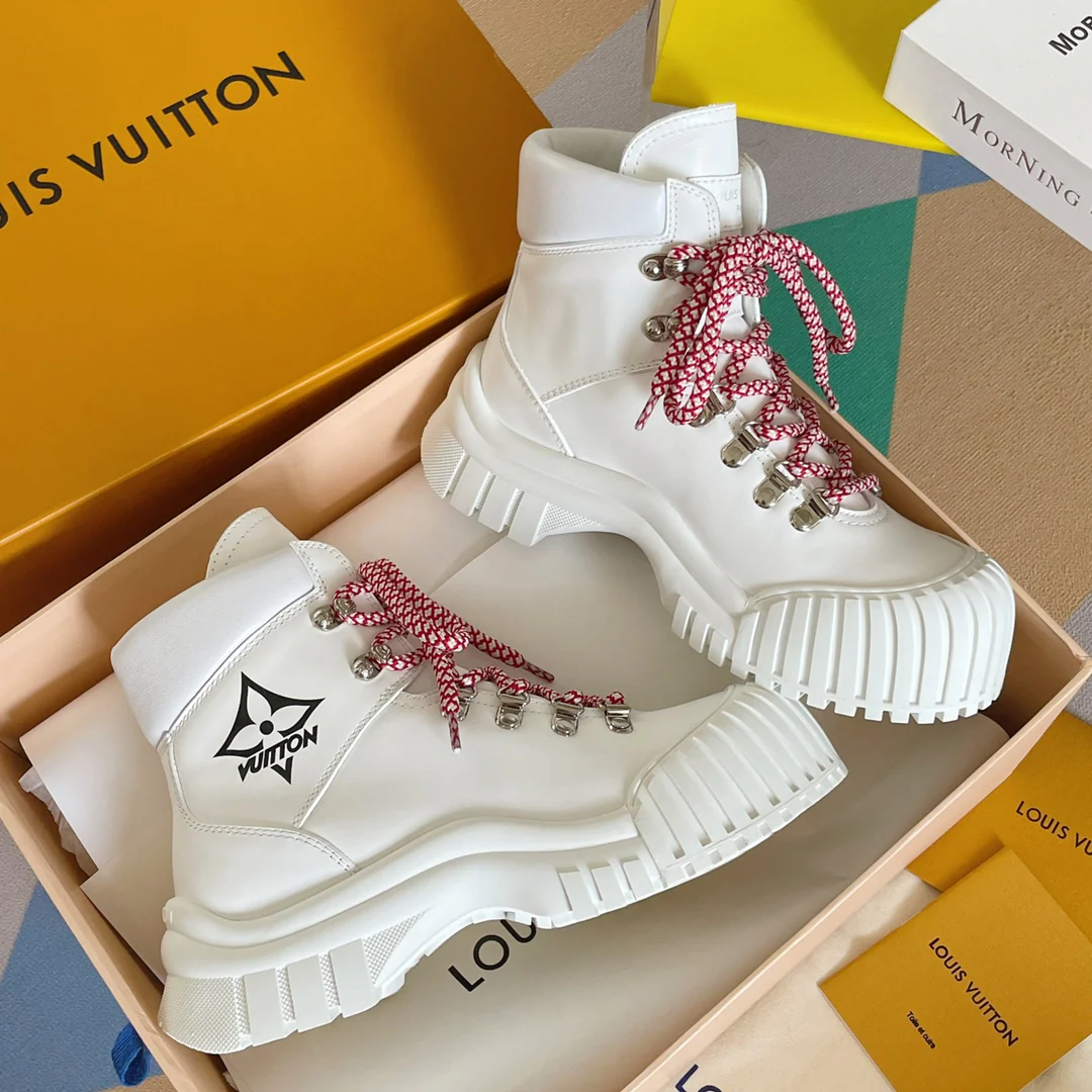 LV - Новинка сезона осень/зима 2022 - Ботильоны Ruby - Белые - 1
