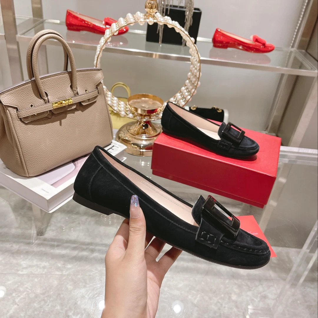 Обувь RV - Коллекция осень/зима 2022 - Туфли на плоской подошве - Черные - 1