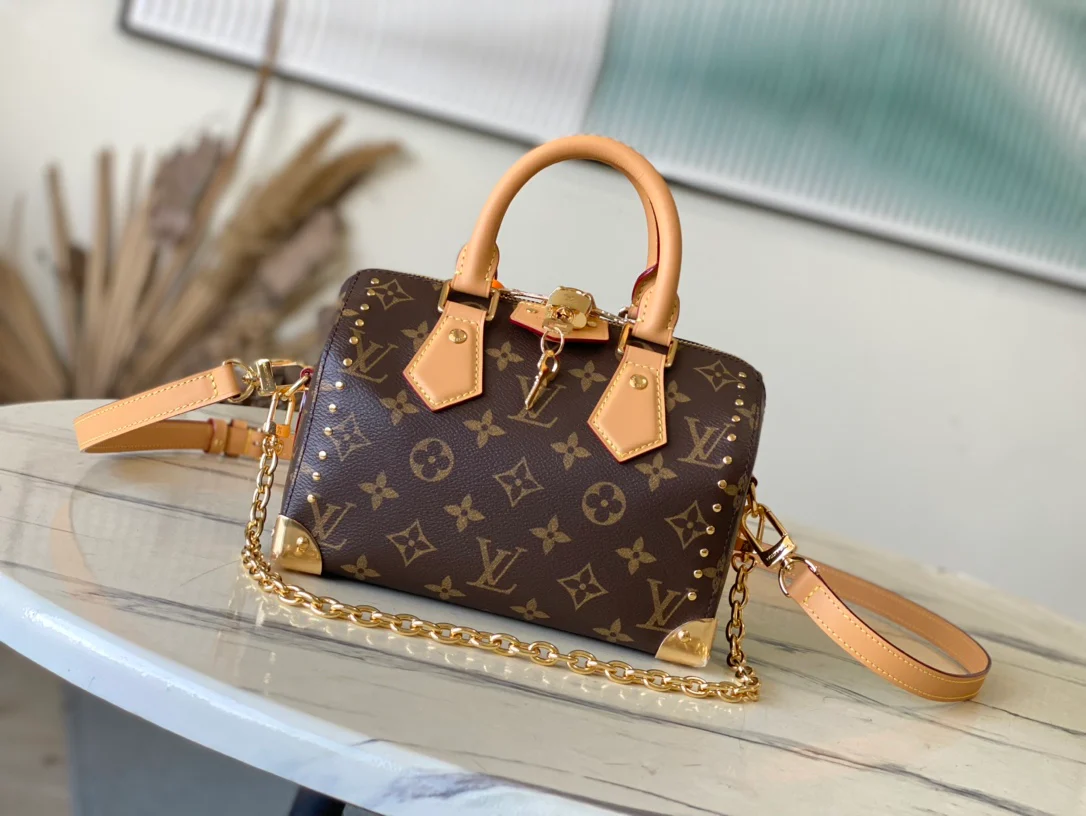 LV-m13146-speedy-trunk handbag-yellow