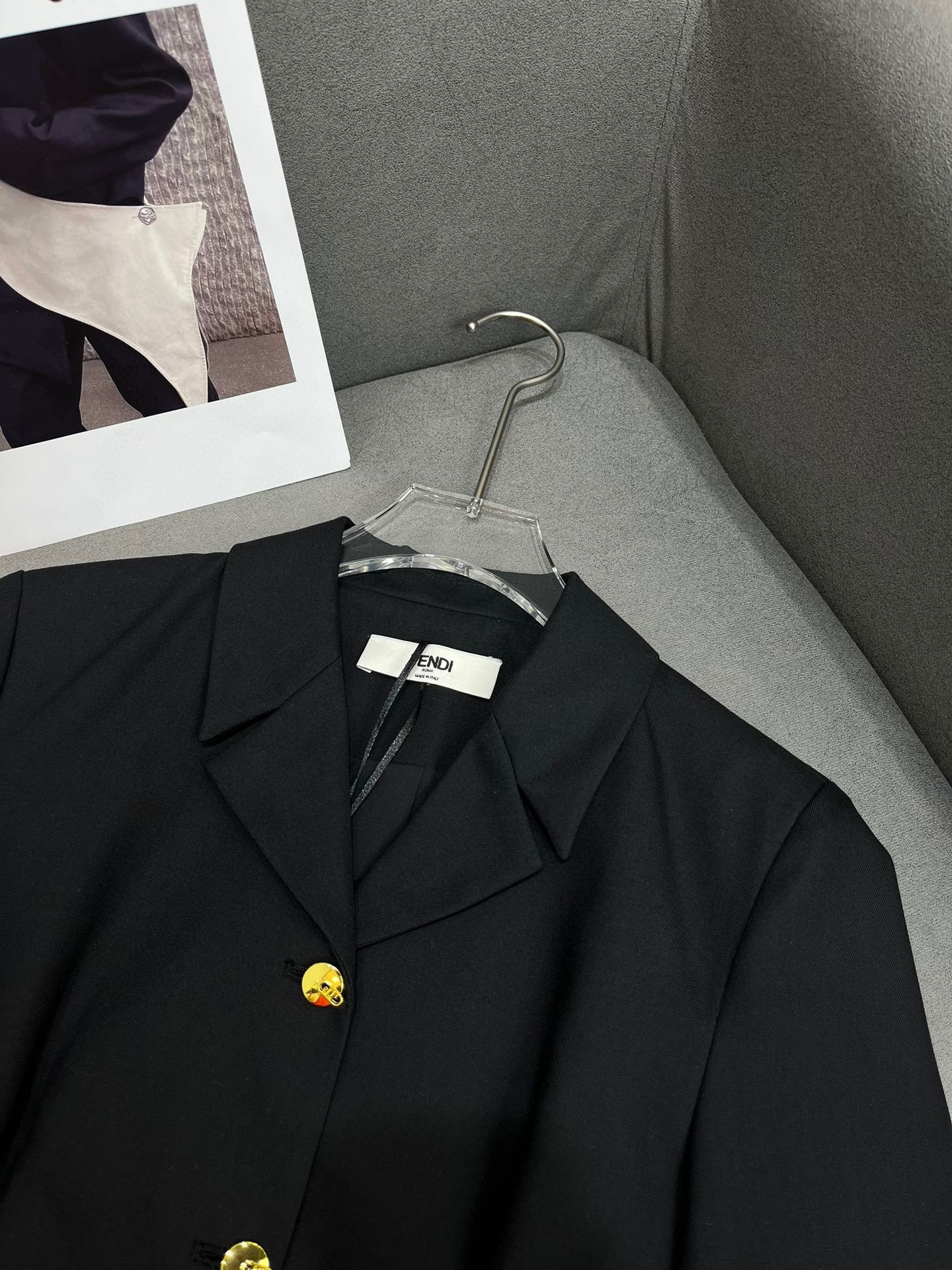 Весенний новый костюм Fendi-2403-24ss