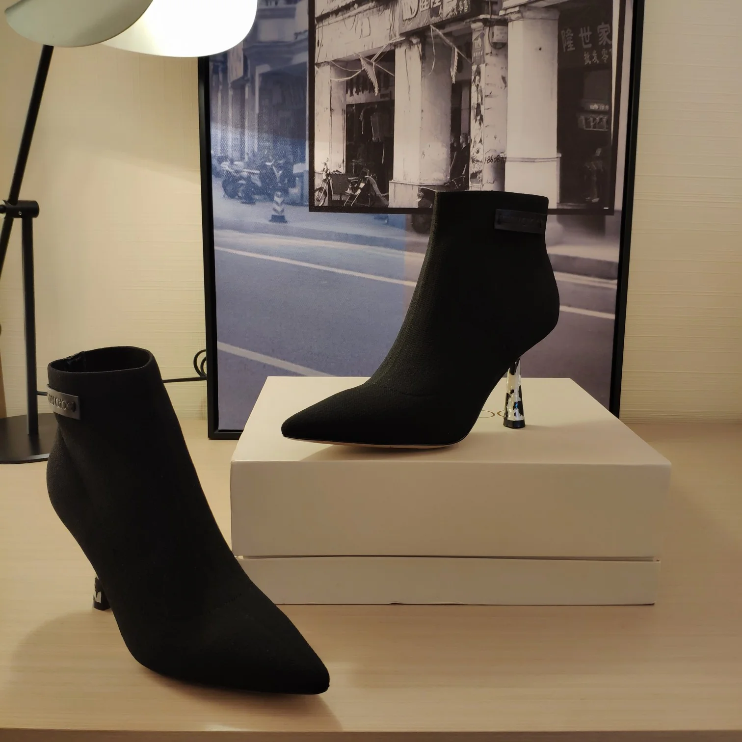 Джимми - Туфли на шпильках - Ботинки-носки