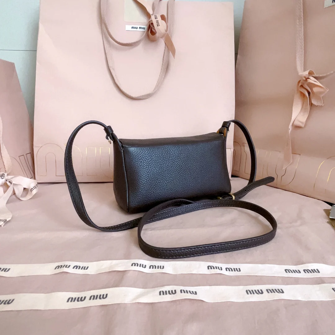 Сумка через плечо Miu Miu-be097 - коричневая