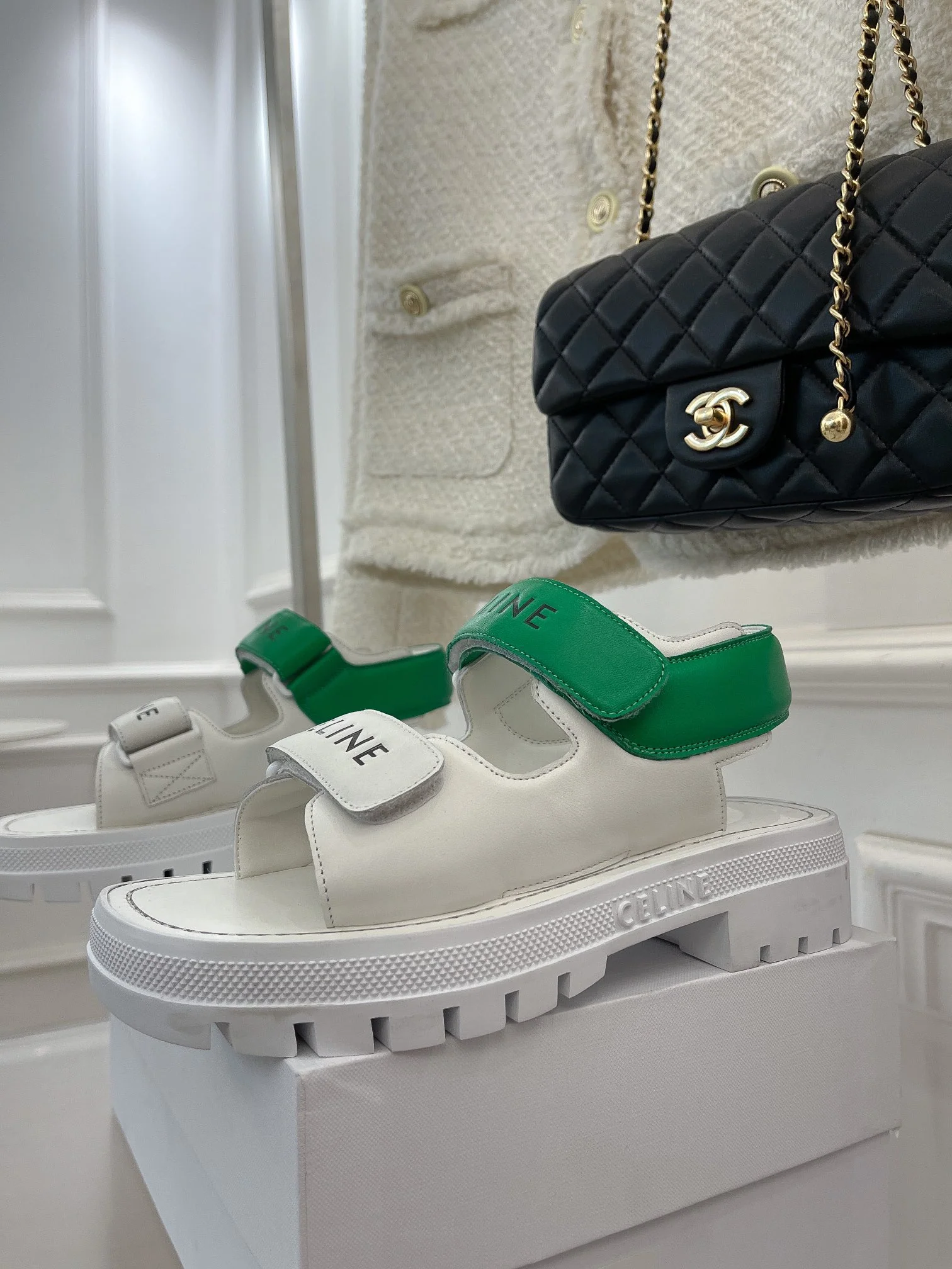 Сандалии на платформе Celine - 1