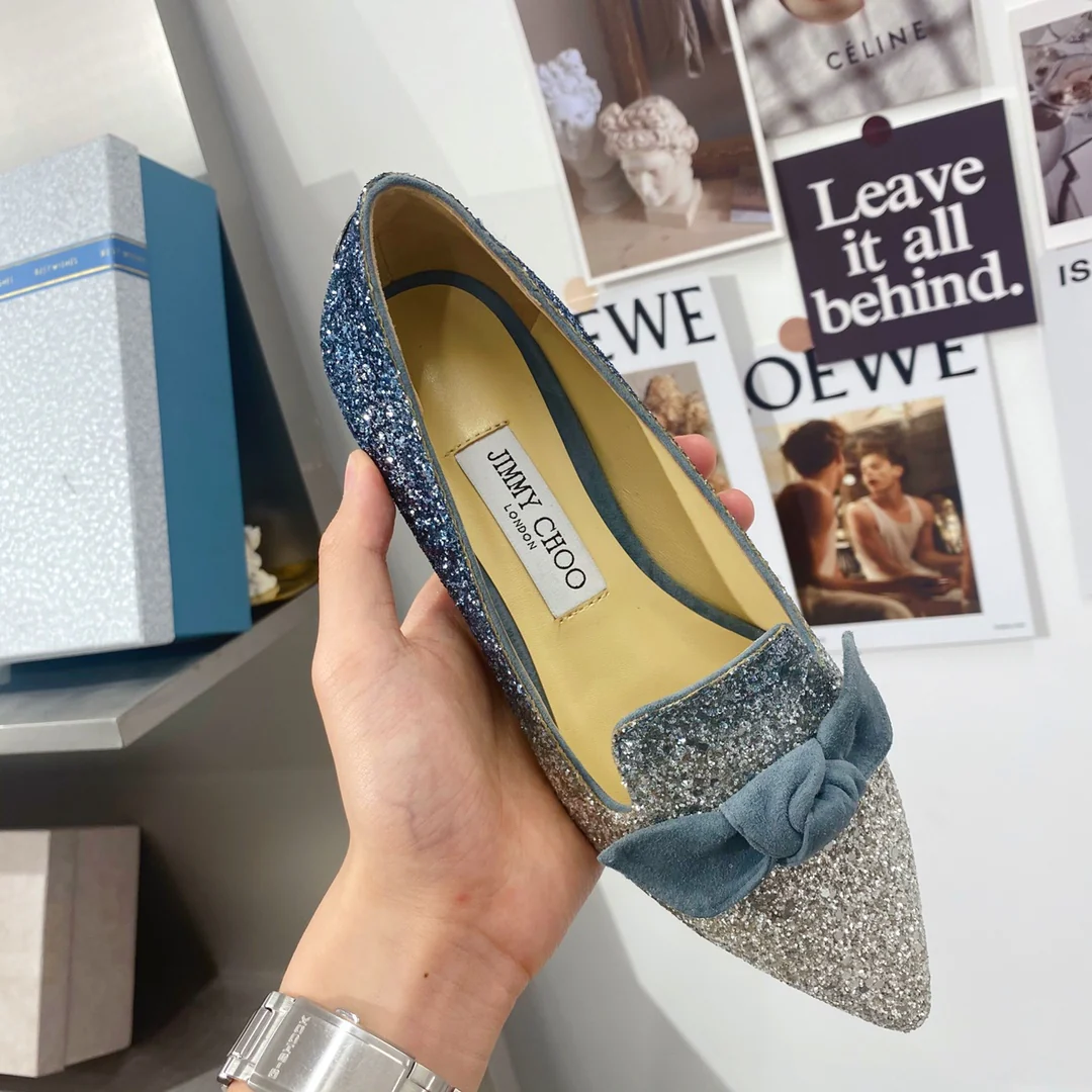 Джимми - Бант - Туфли с острым носком - Балетки - 1