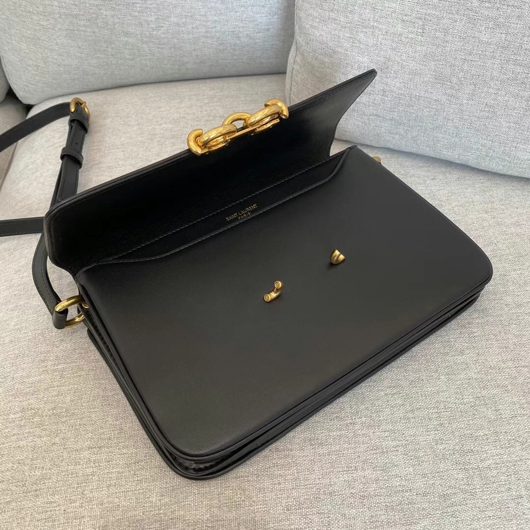 Сумка YSL Maillon - черная