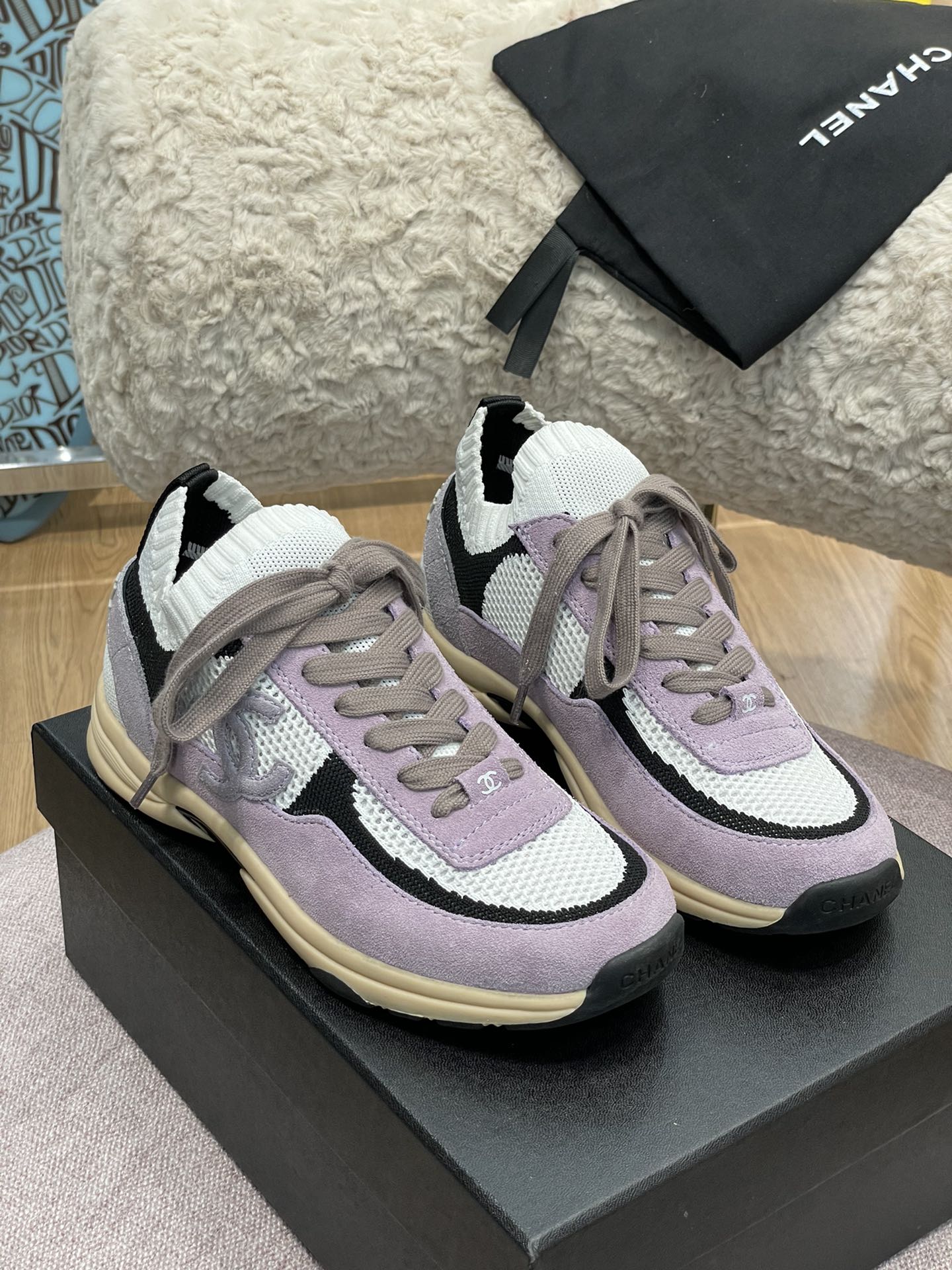 Chanel - Массивные туфли - Кроссовки - 4