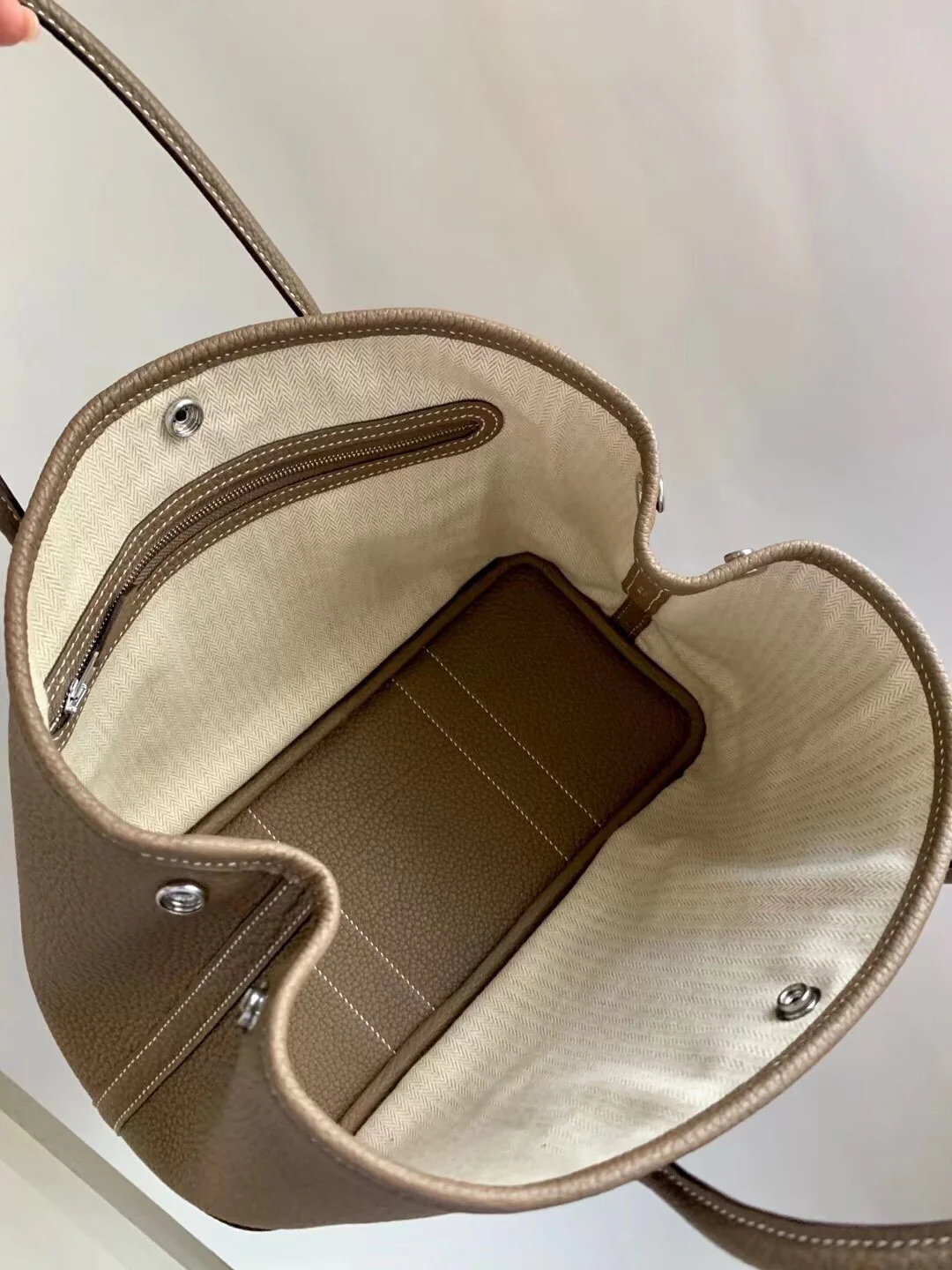 Hermes Garden Party 30 - Слоново-серый