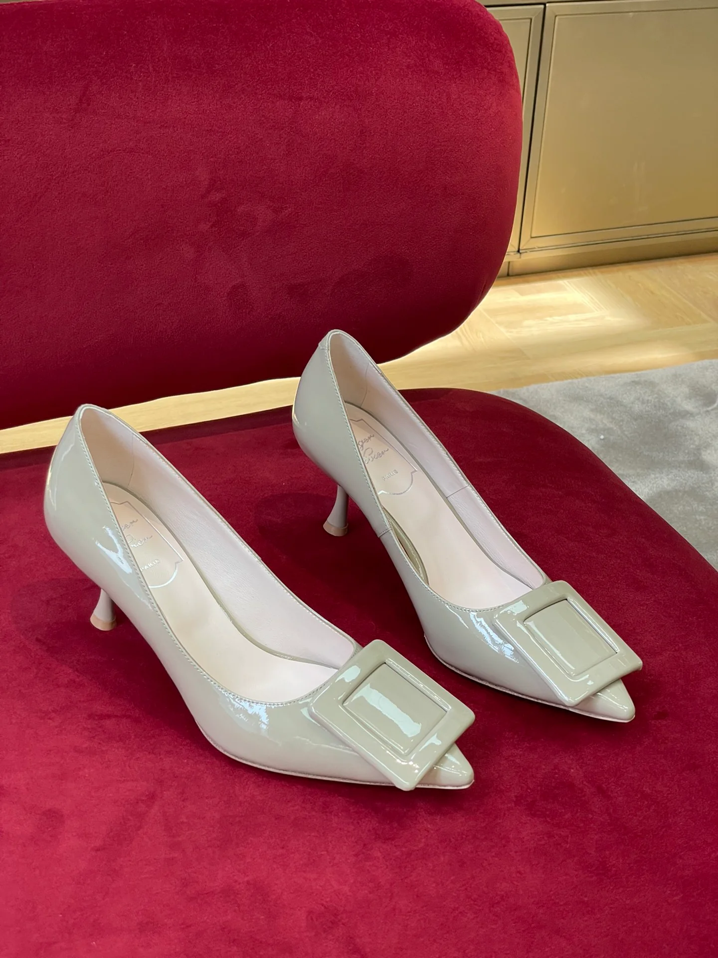 Обувь RV - Коллекция осень/зима 2022 - Туфли на шпильке - Абрикосовый цвет