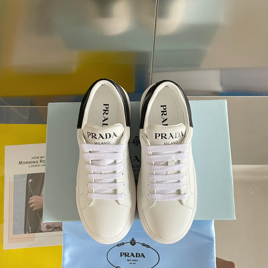 Новые поступления Prada ранней весной 2022 года - Повседневные туфли на платформе - 6