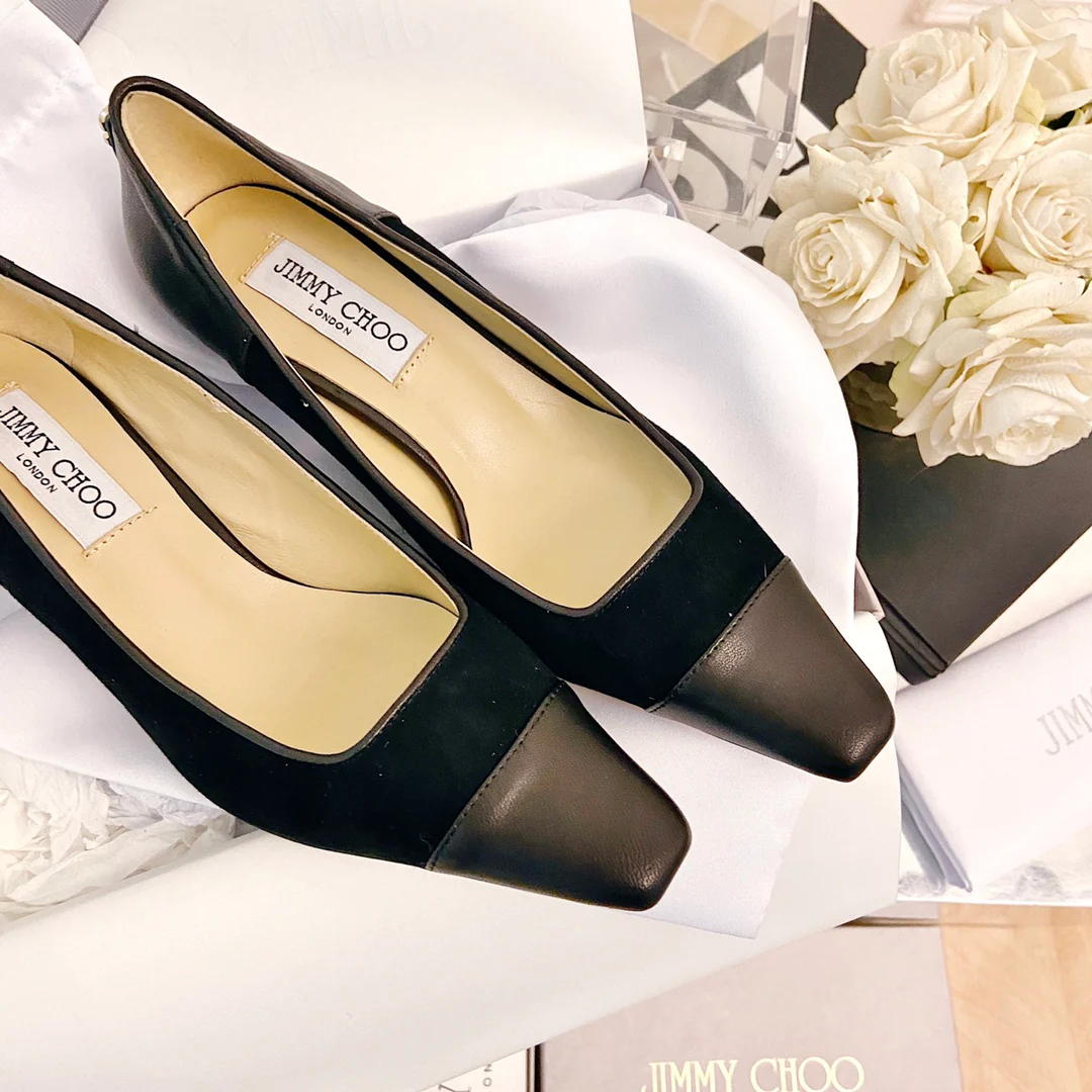 Туфли на низком каблуке Jimmy Retro с квадратным носком