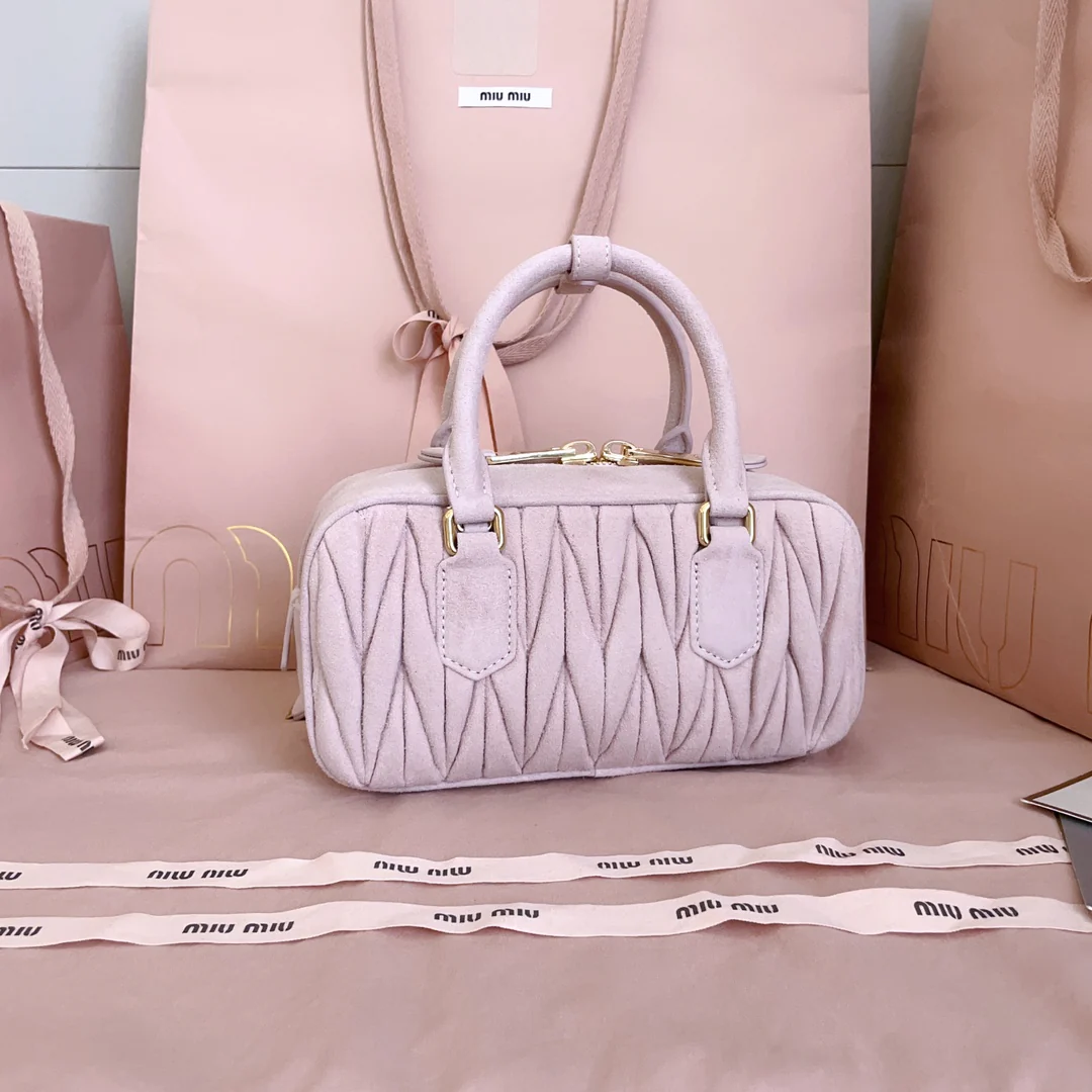 Сумка для боулинга Miu Miu-5bb142, розовая nk4