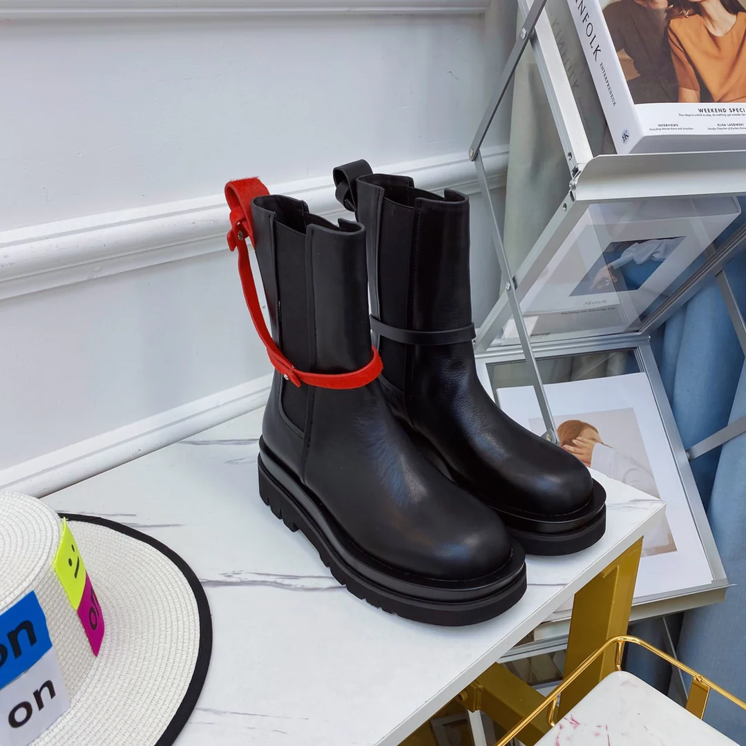 Обувь BV - BV - Уличный стиль, круглый носок - Ботинки Мартин