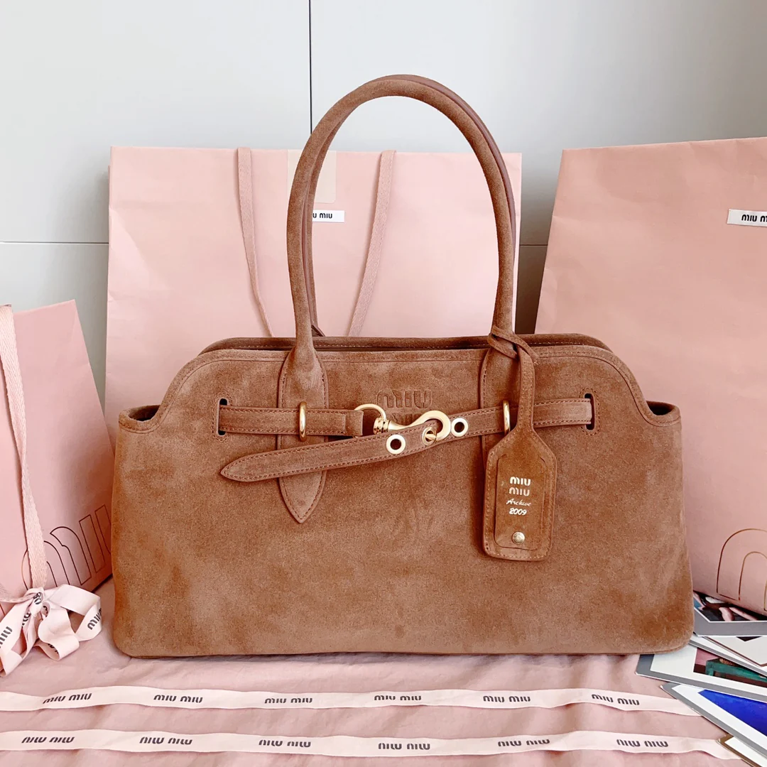 Сумка-тоут Miu Miu 5bg310 из замши