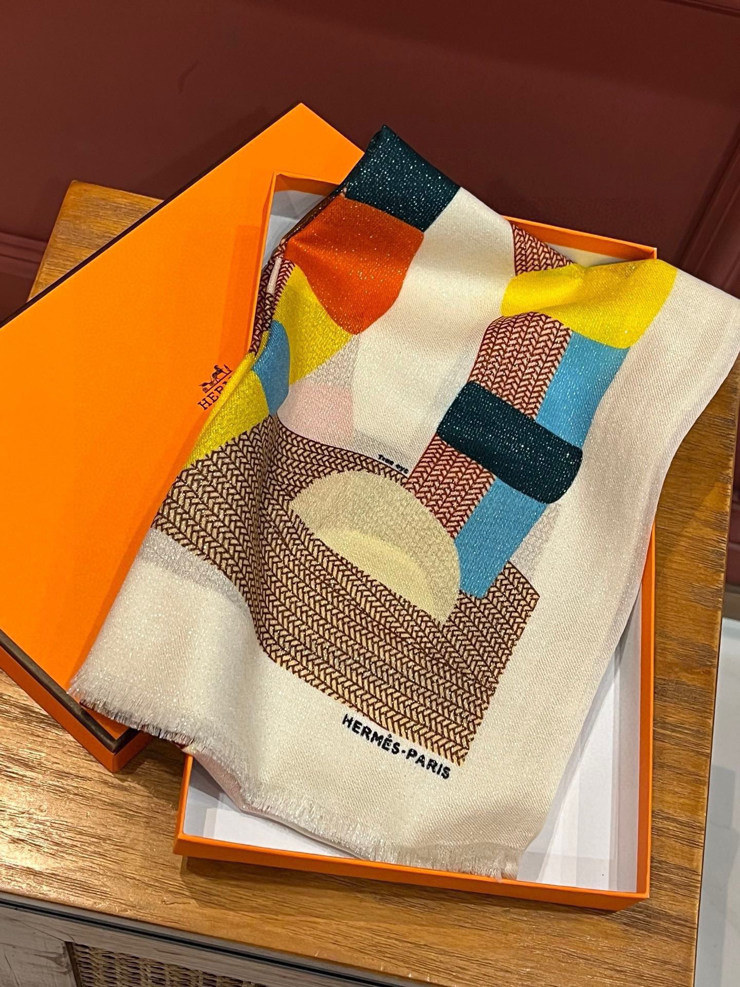 Шарф для прыжков на пони Hermes 2024 110-200