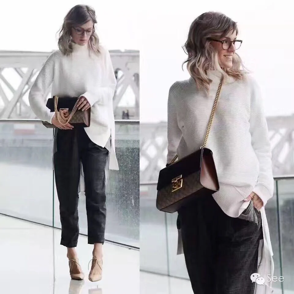 Сумка Gucci с цепочкой и замком - 30 см x 19 см x 10 см