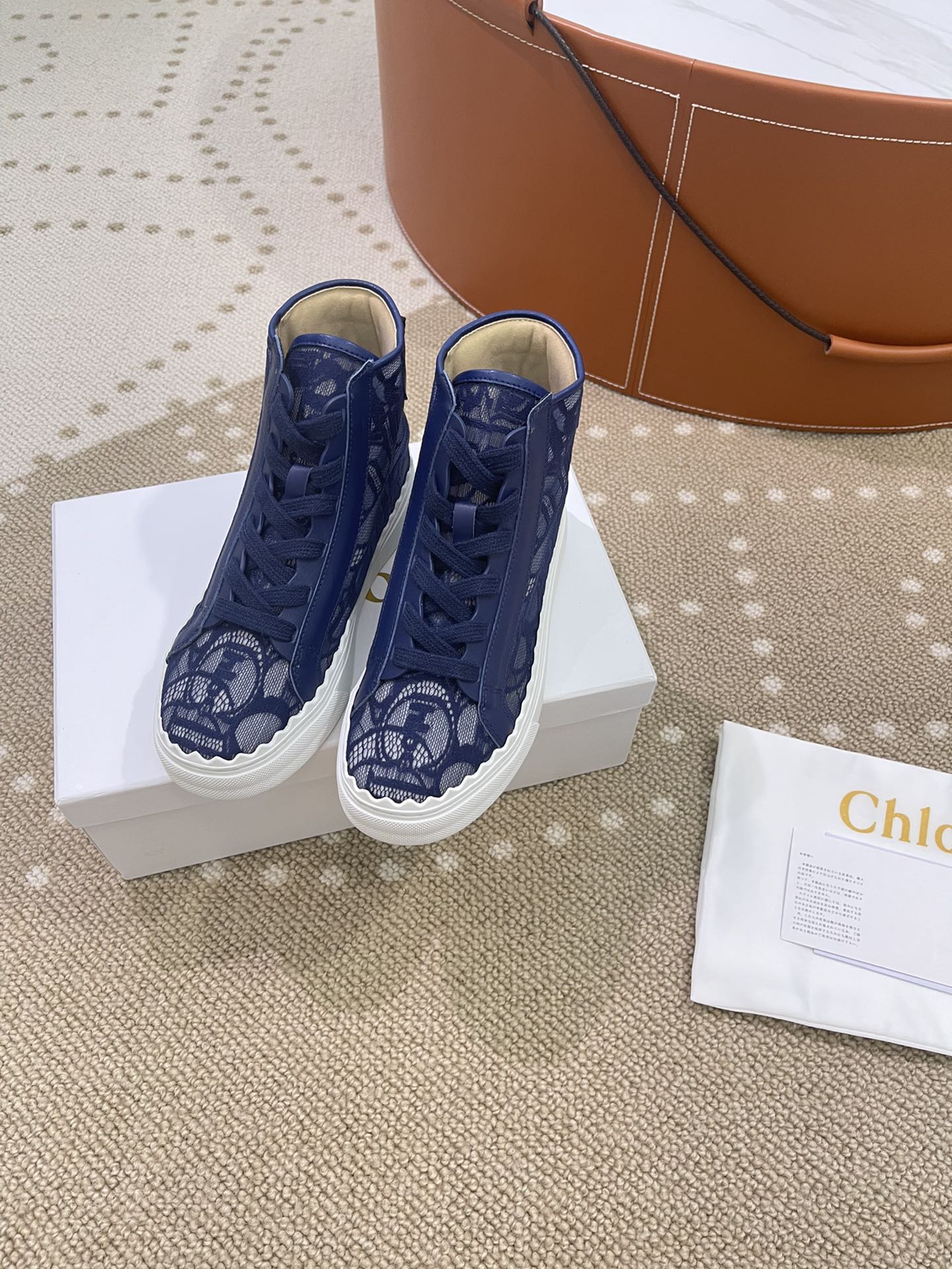 Chloe - Кружевные кеды из парусины - Размеры 35-40-41 (изготовление на заказ) - 4