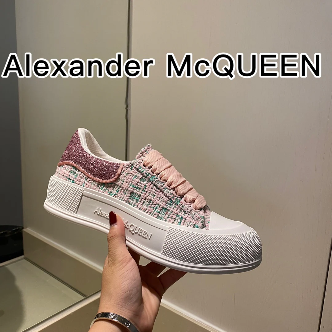McQueen - Верх из шерсти - Подошва сзади - Ковшовые туфли