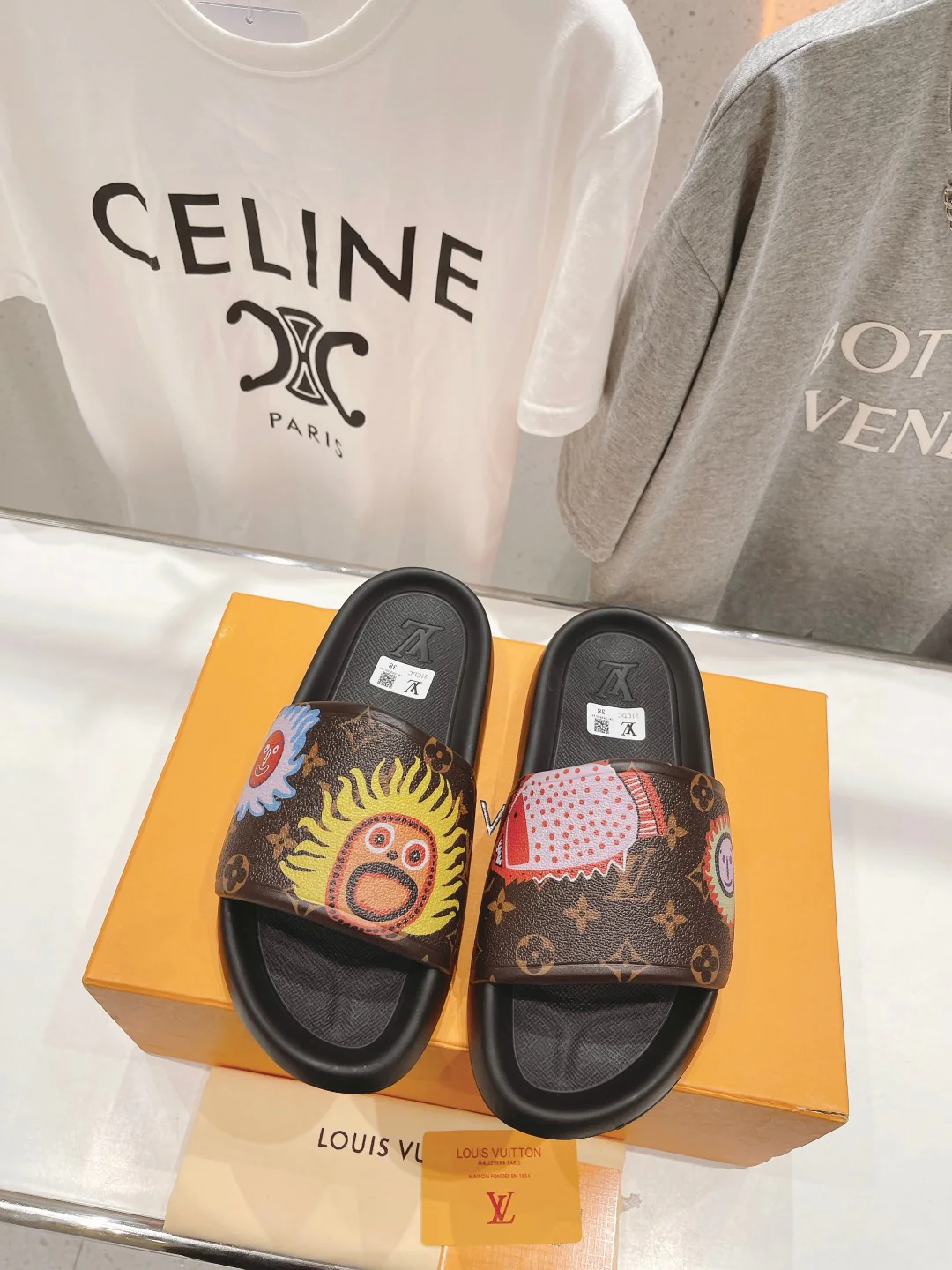 Новинка весны/лета 2023 года - Повседневные пляжные сандалии без шнурков - С рисунком солнца