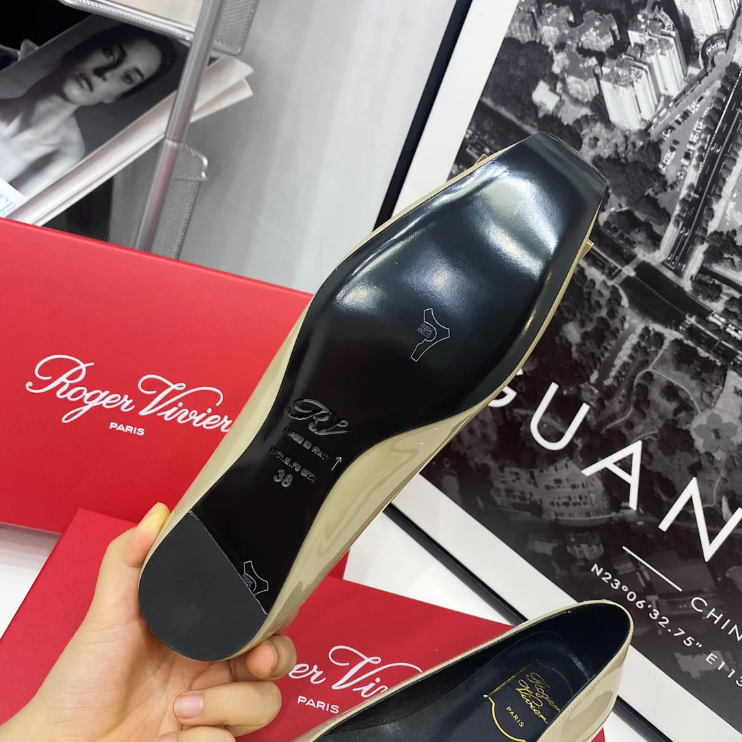 RV-Flat Bottom Square Toe-Elephant Grey