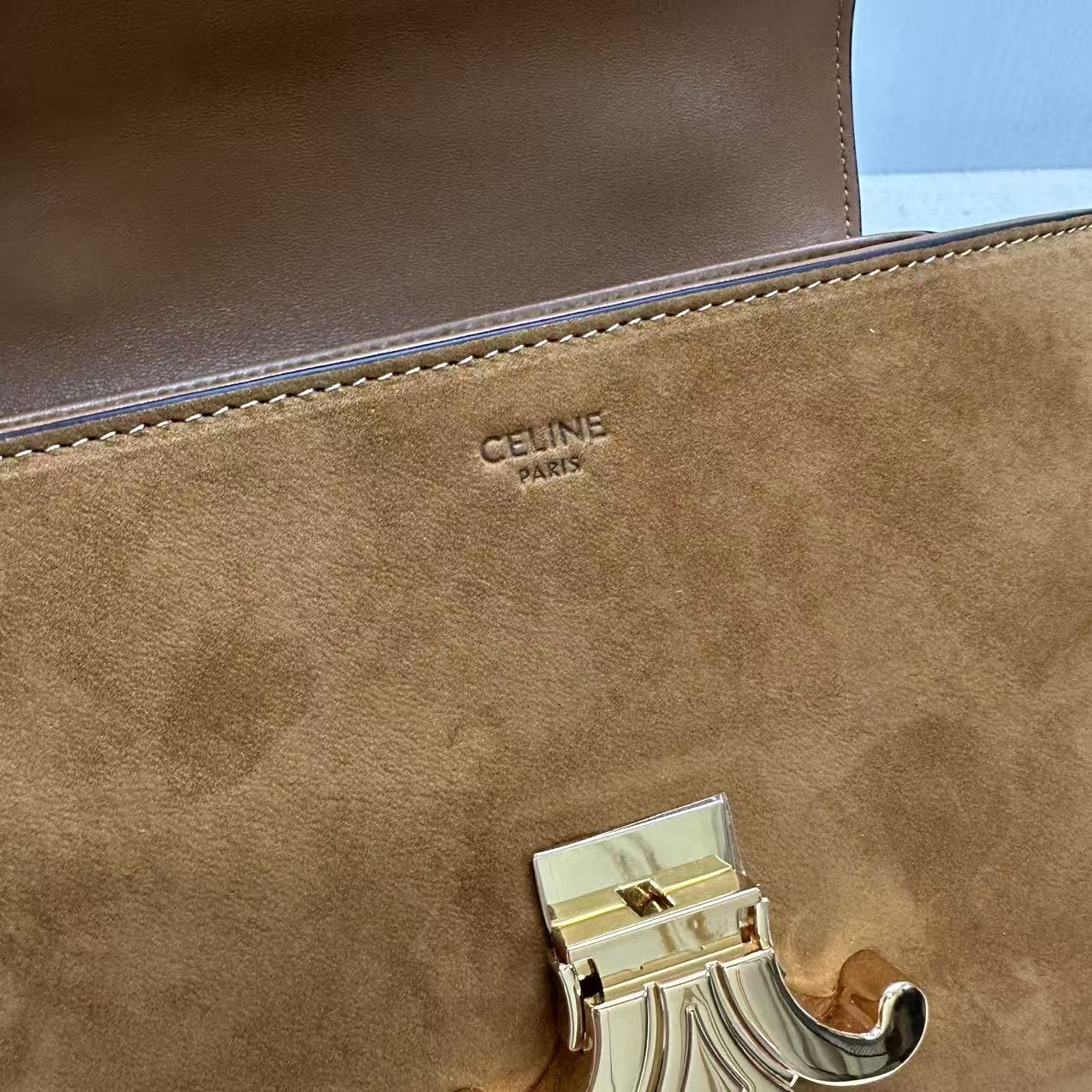 Celine - Сумка Arc de Triomphe Kelly - Современный ретро, ??коричневый