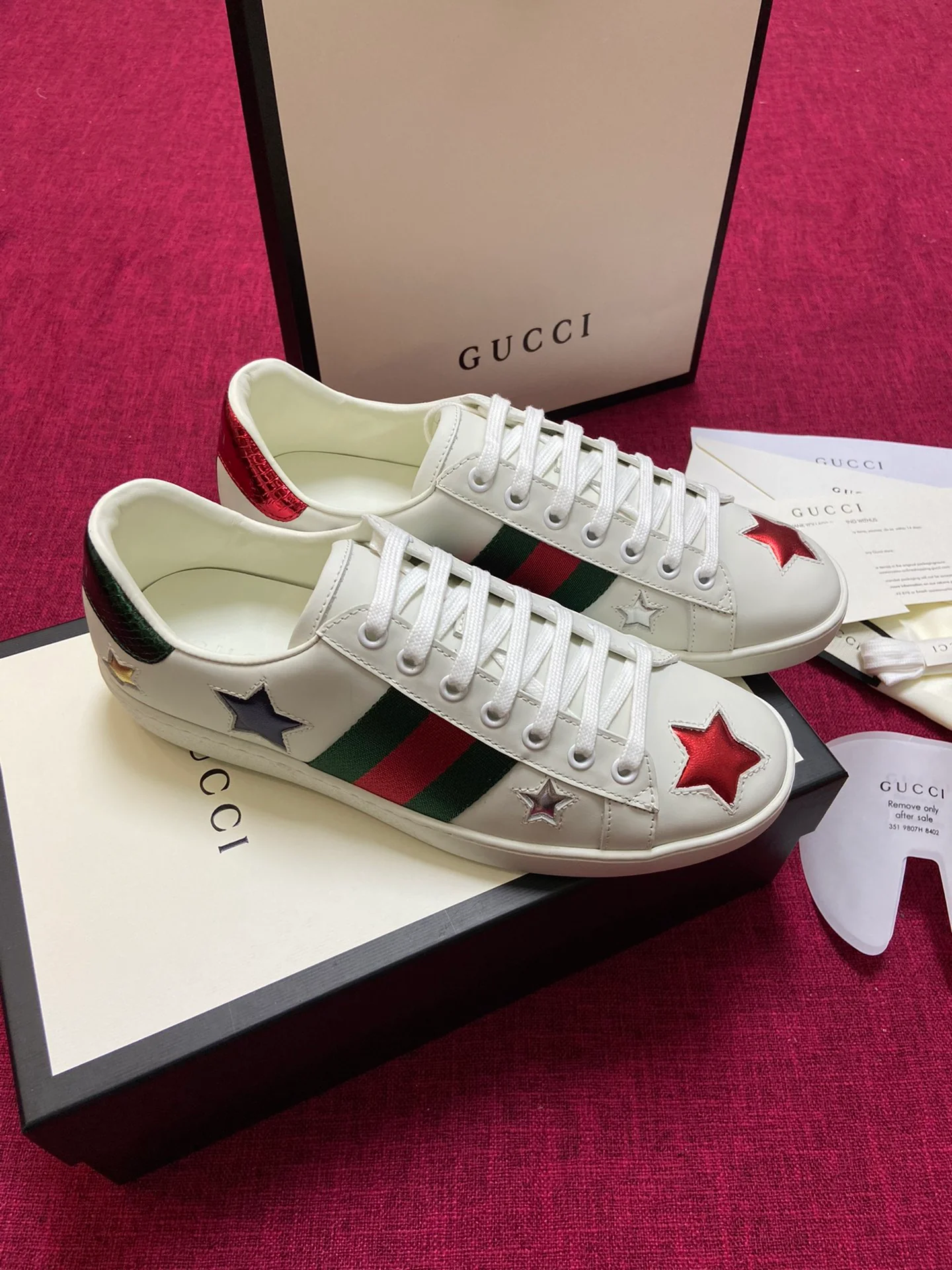 Gucci - Белые кроссовки - Кроссовки - Повседневная обувь - 12