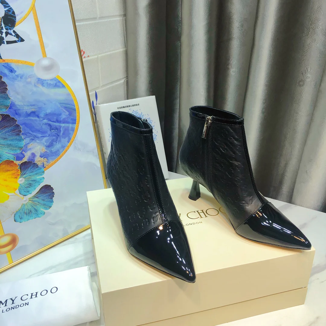 Ботильоны на низком каблуке Jimmy