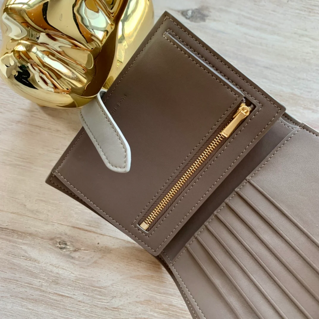 Кошелек Celine Strap из зернистой телячьей кожи - 8