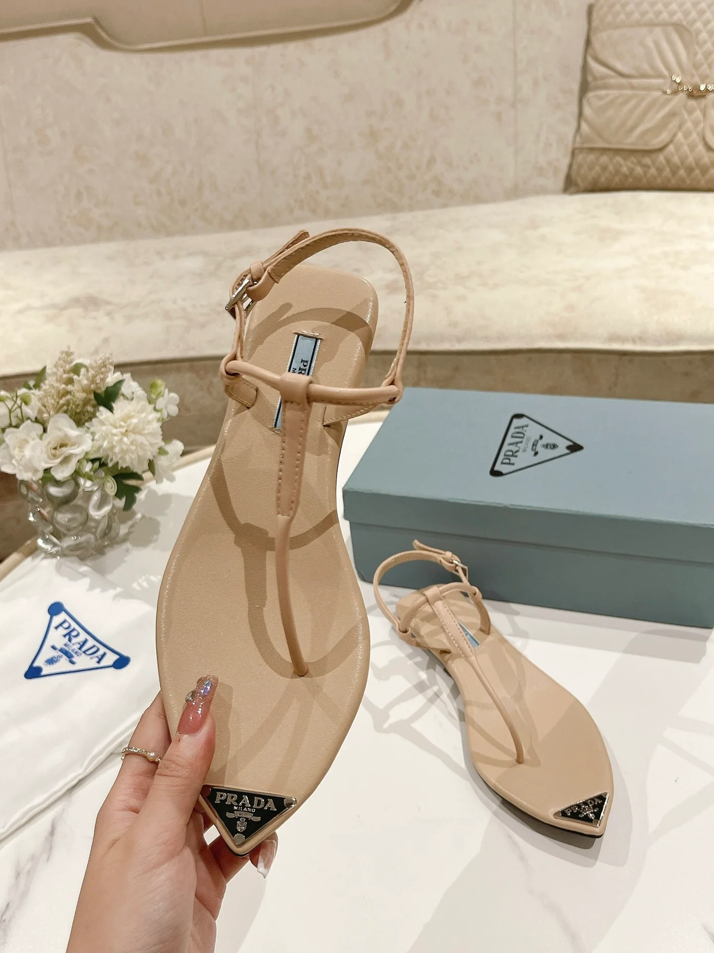 Prada - Новинка - Сандалии - Балетки