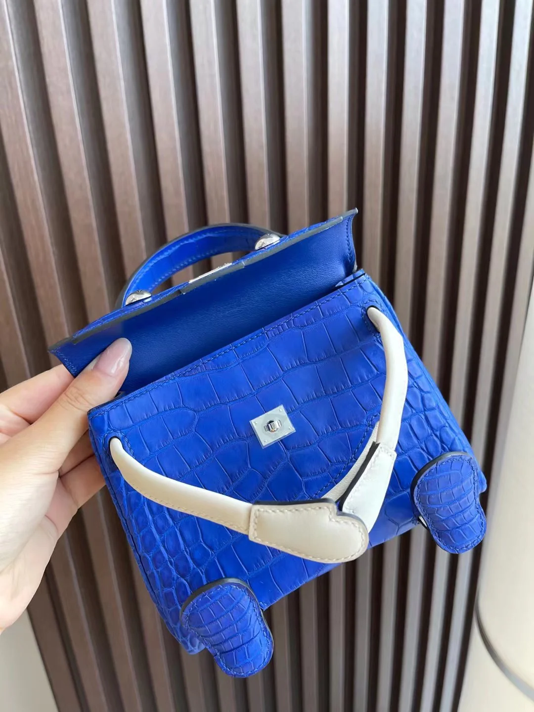 Кукла Hermes Kelly, электрический синий
