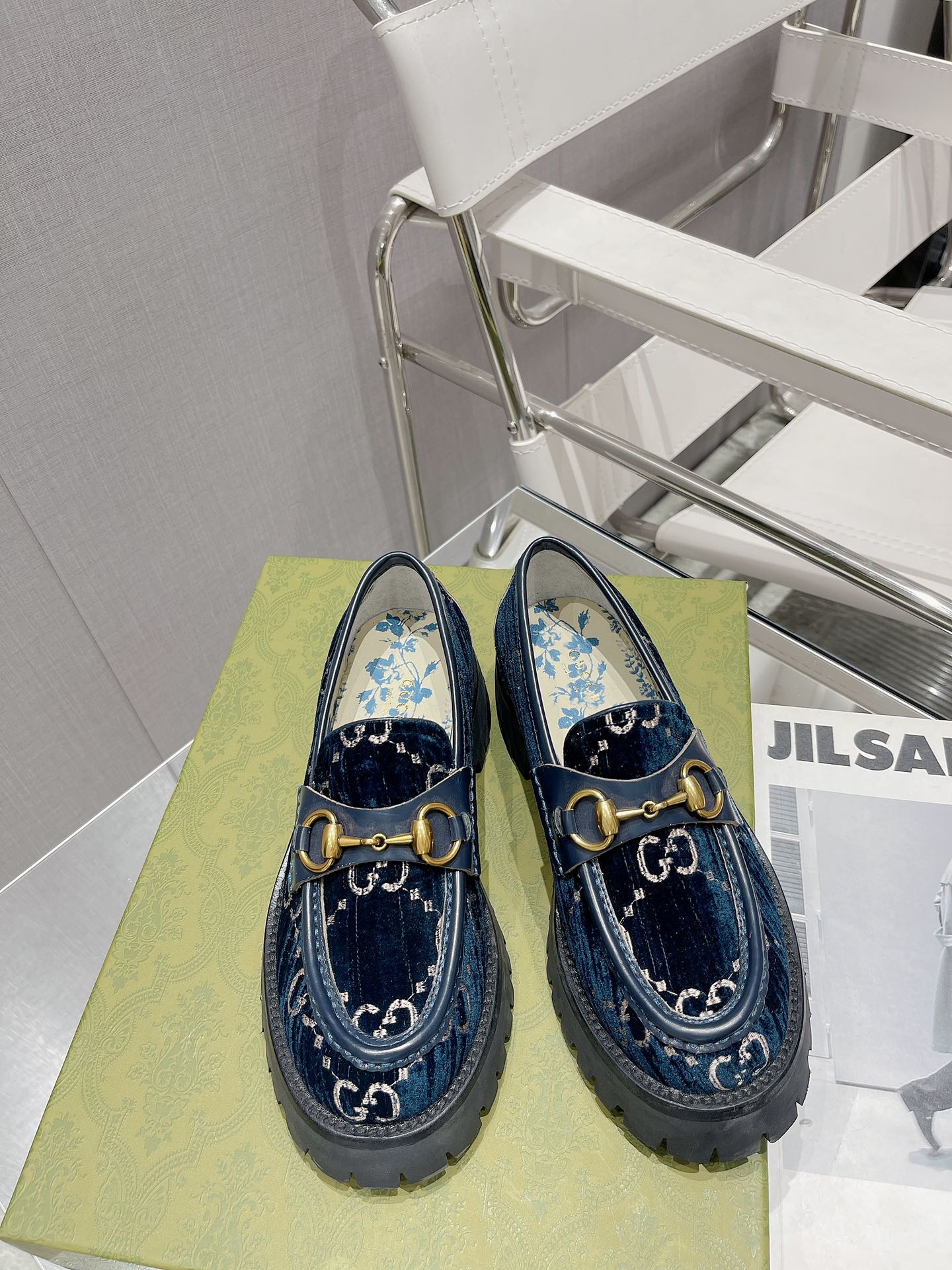 Gucci - Bee - Лоферы на платформе