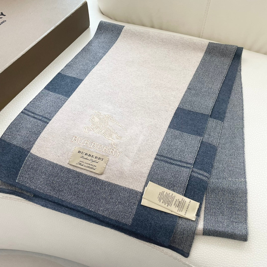Классический клетчатый шарф Burberry 2024 - 2 шт.