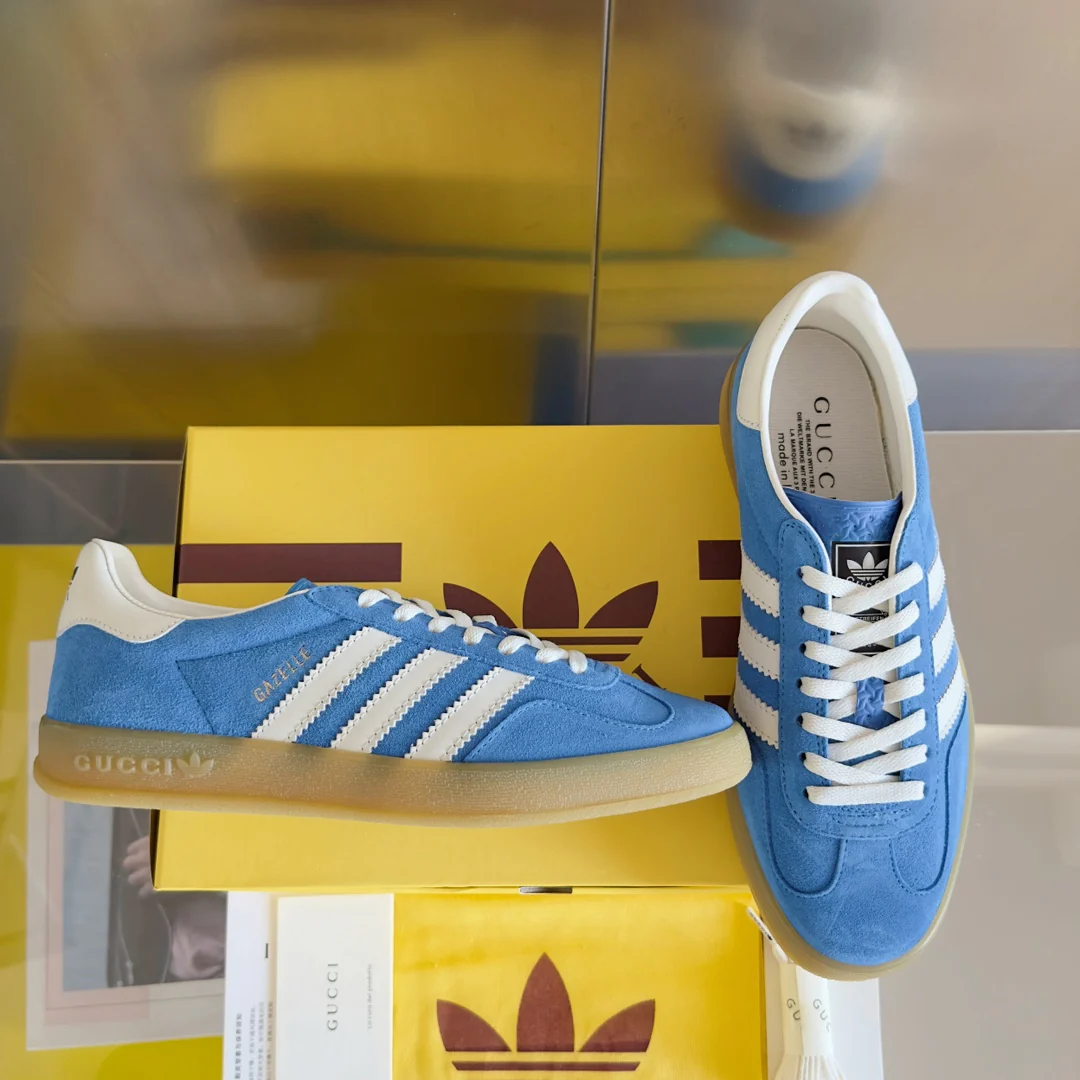 Скейтбордные кроссовки Gucci 2024 - синие