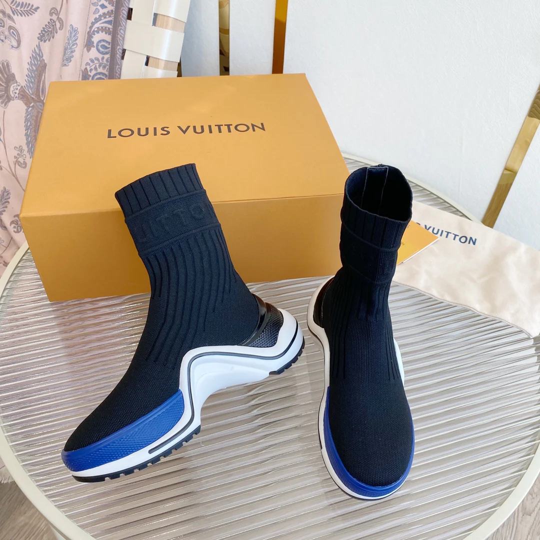 LV - Классический подиумный стиль - Ботинки-носки в стиле 