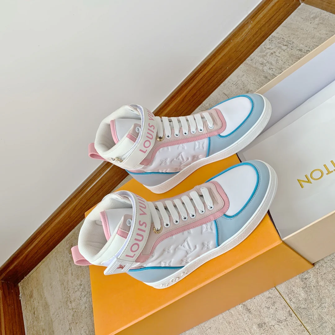 Кроссовки LV 2022 года, новая серия Boombox, высокие.