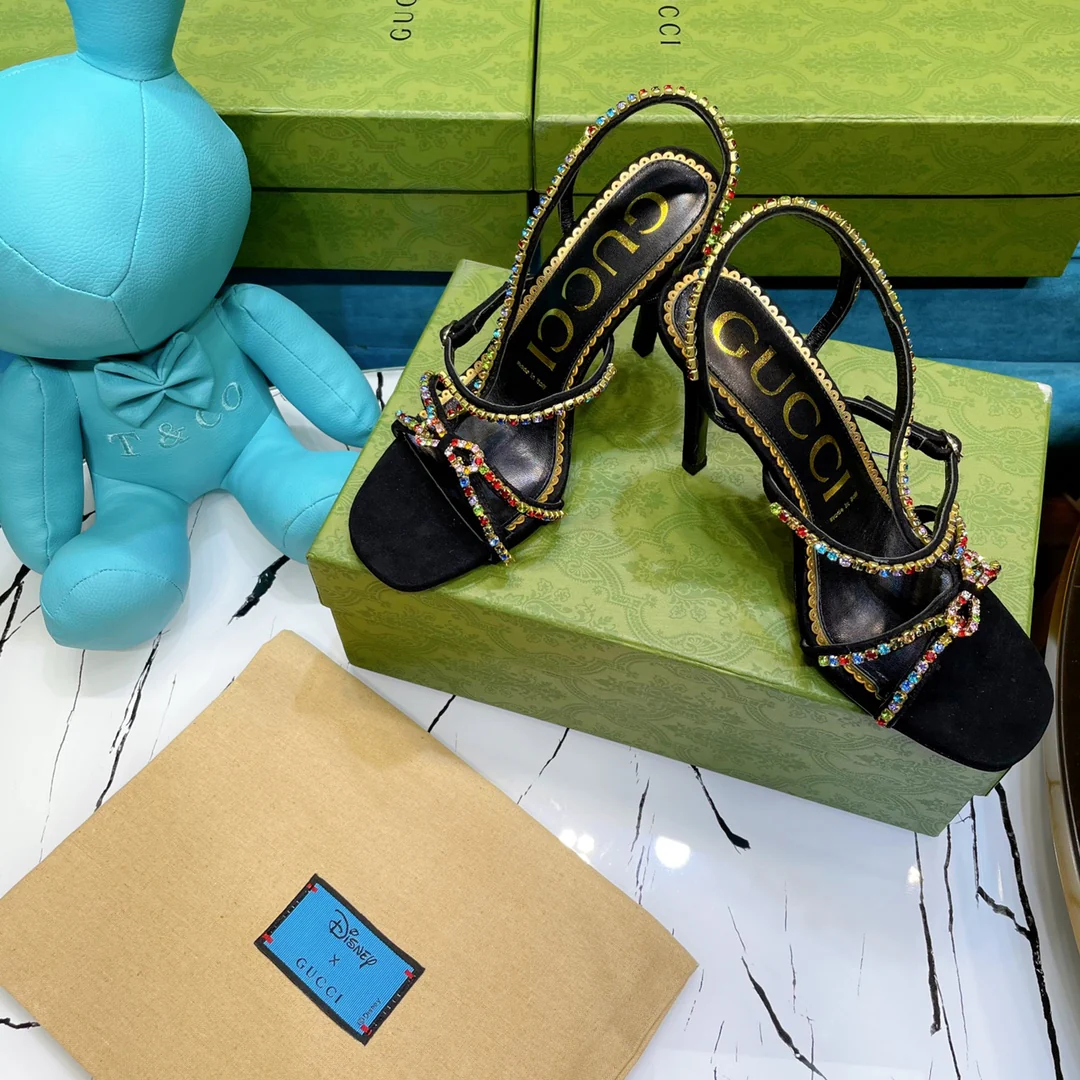 Босоножки на высоком каблуке Gucci - 1