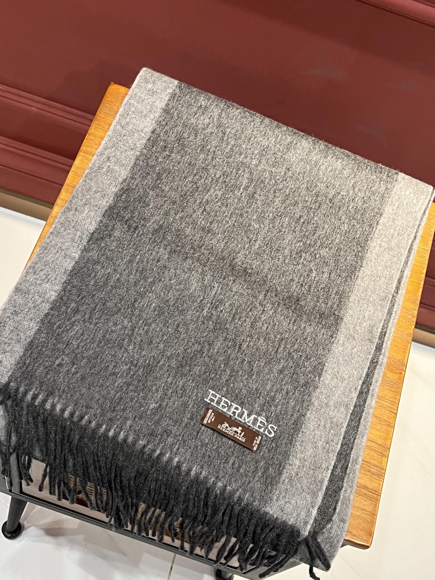 Шарф Hermes Color Block - Размер 35 - 190 см - Парный стиль