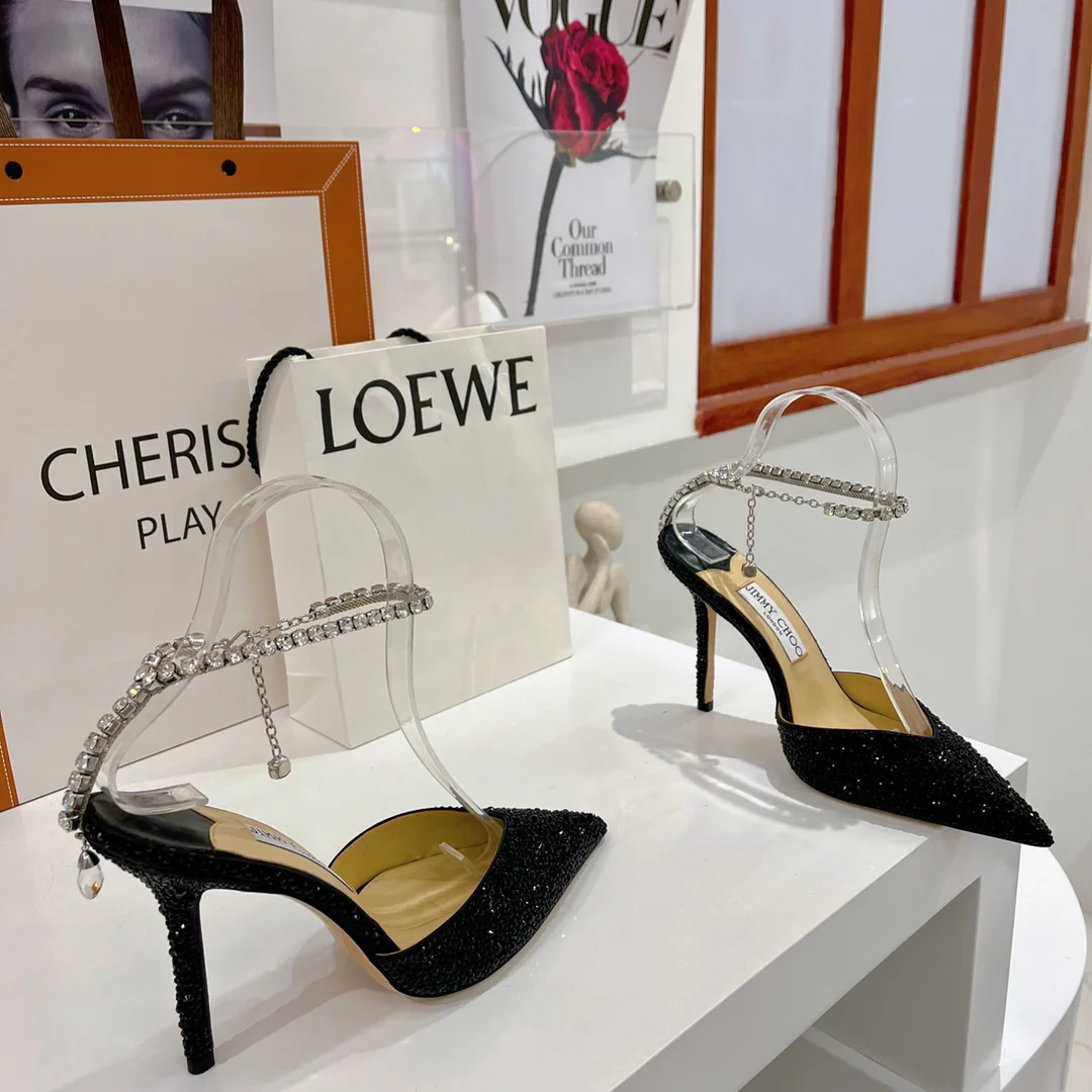 Джимми - Черные туфли на высоком каблуке