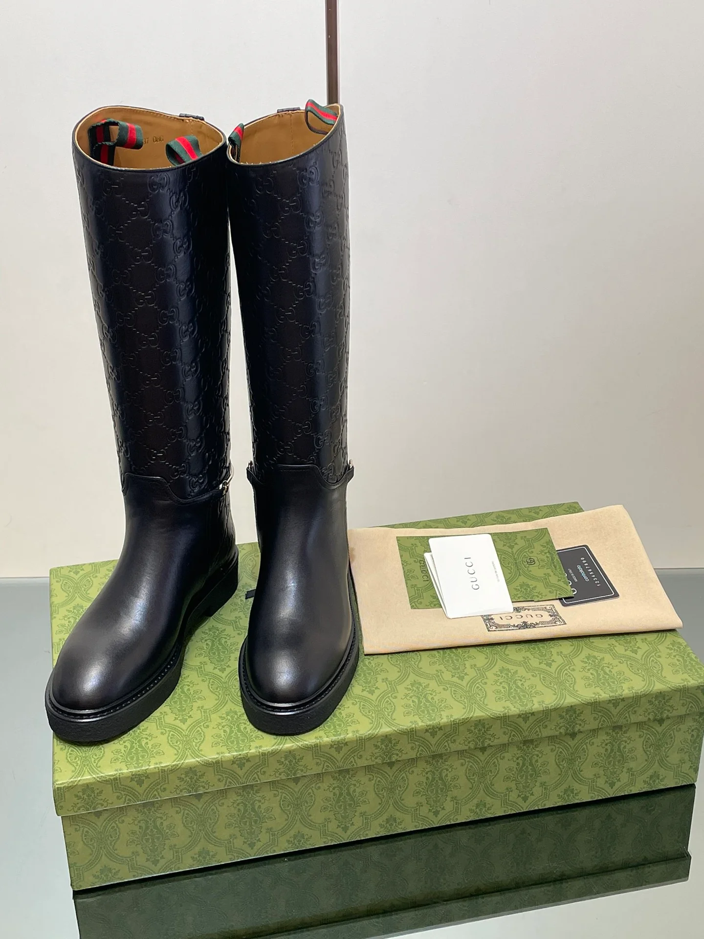 Ботинки Gucci 2024 Horsebit - черные