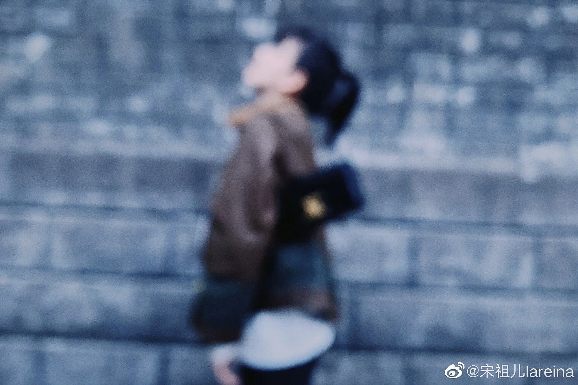 Кожаная сумка через плечо Celine Triomphe - черная