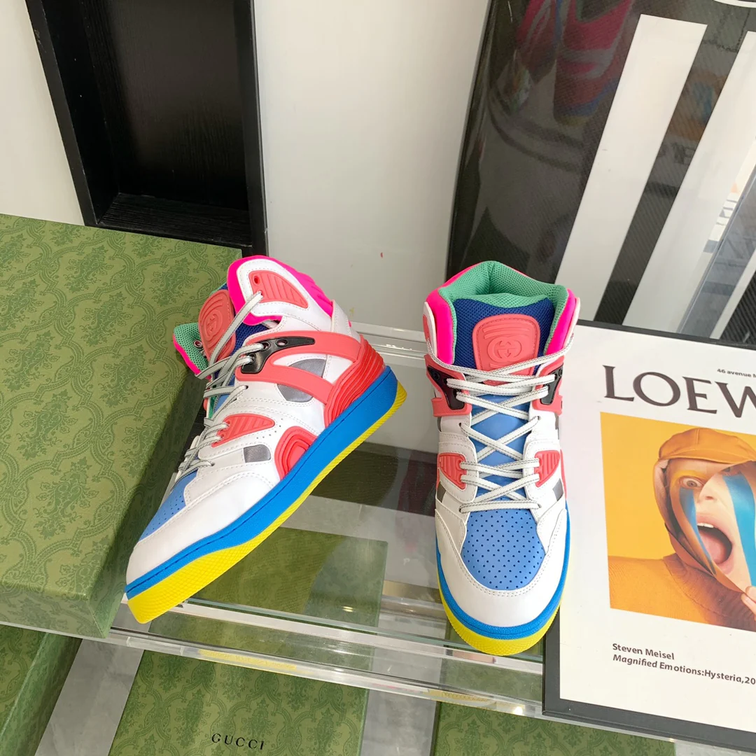 Кроссовки Gucci High-Top Chunk Shoes для пары - 1