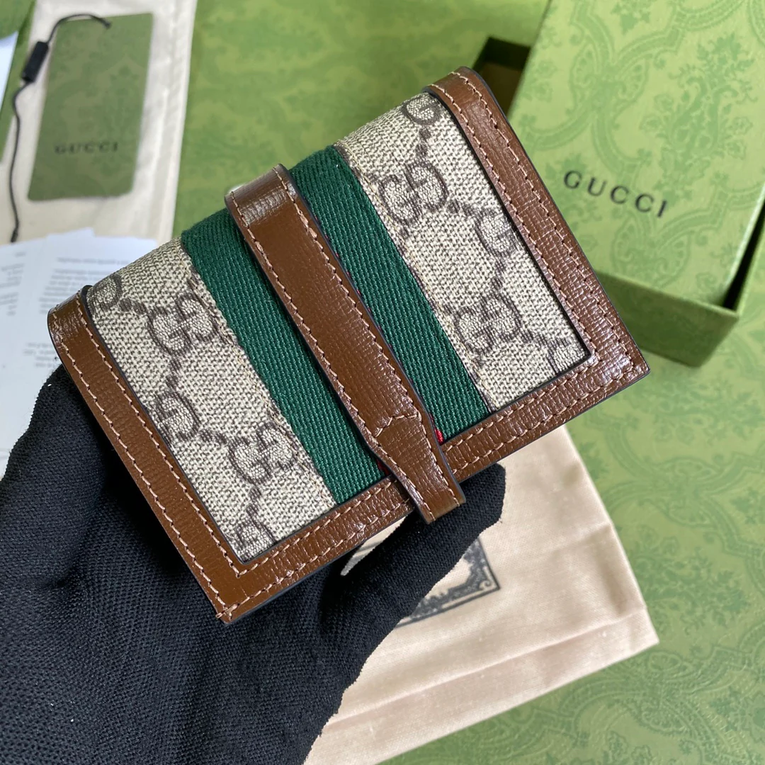Gucci Jackie1961 系列拉链卡包短夹