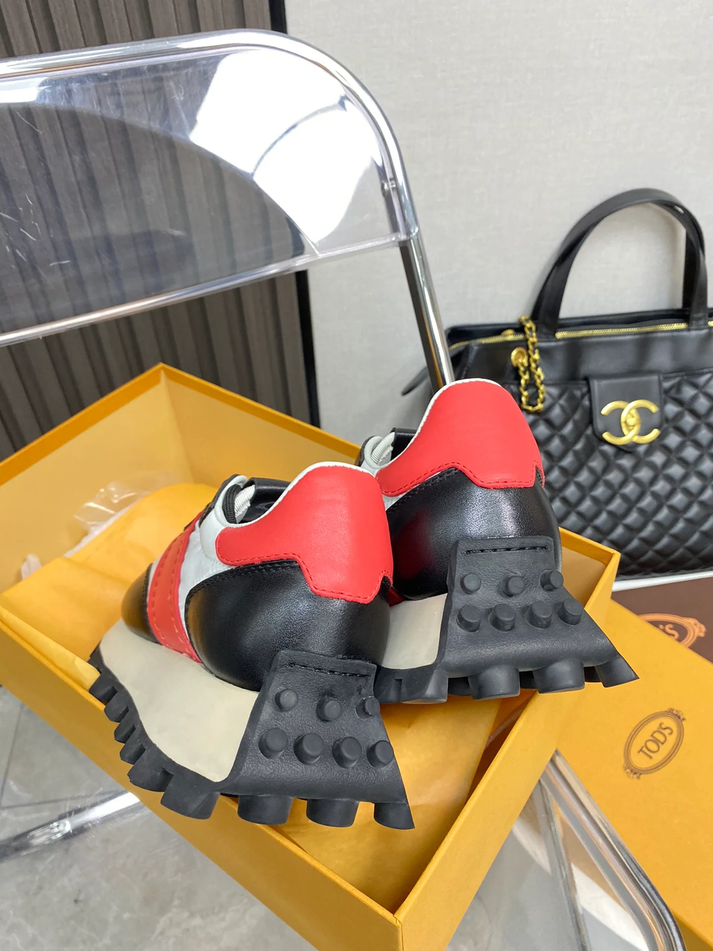 Tods - Повседневная обувь - Кроссовки - Черно-красные