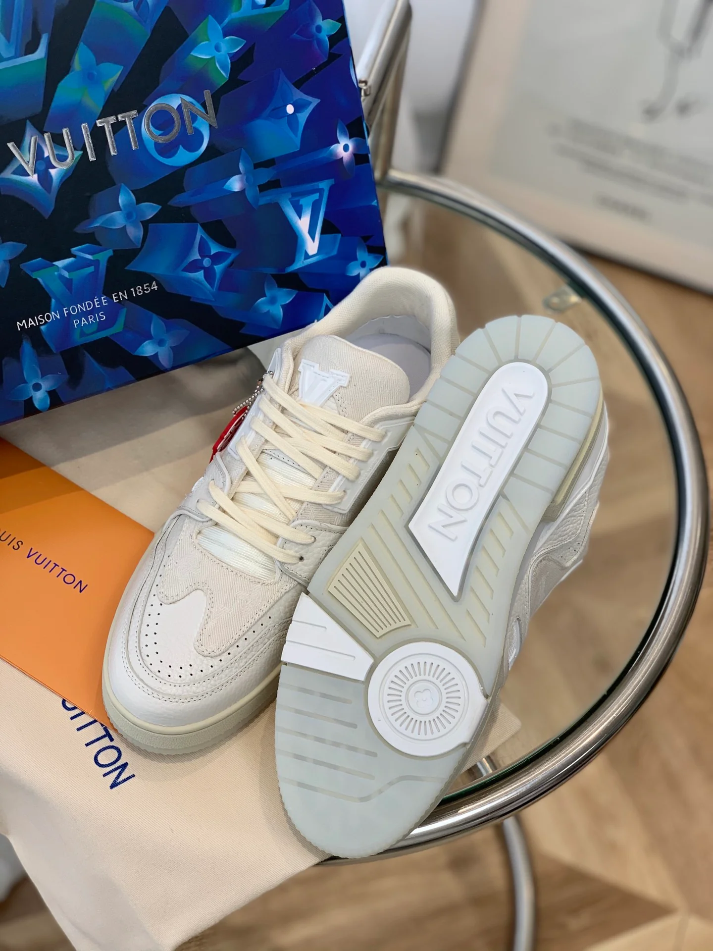 Кроссовки LV Trainer Series - Унисекс - Off-white