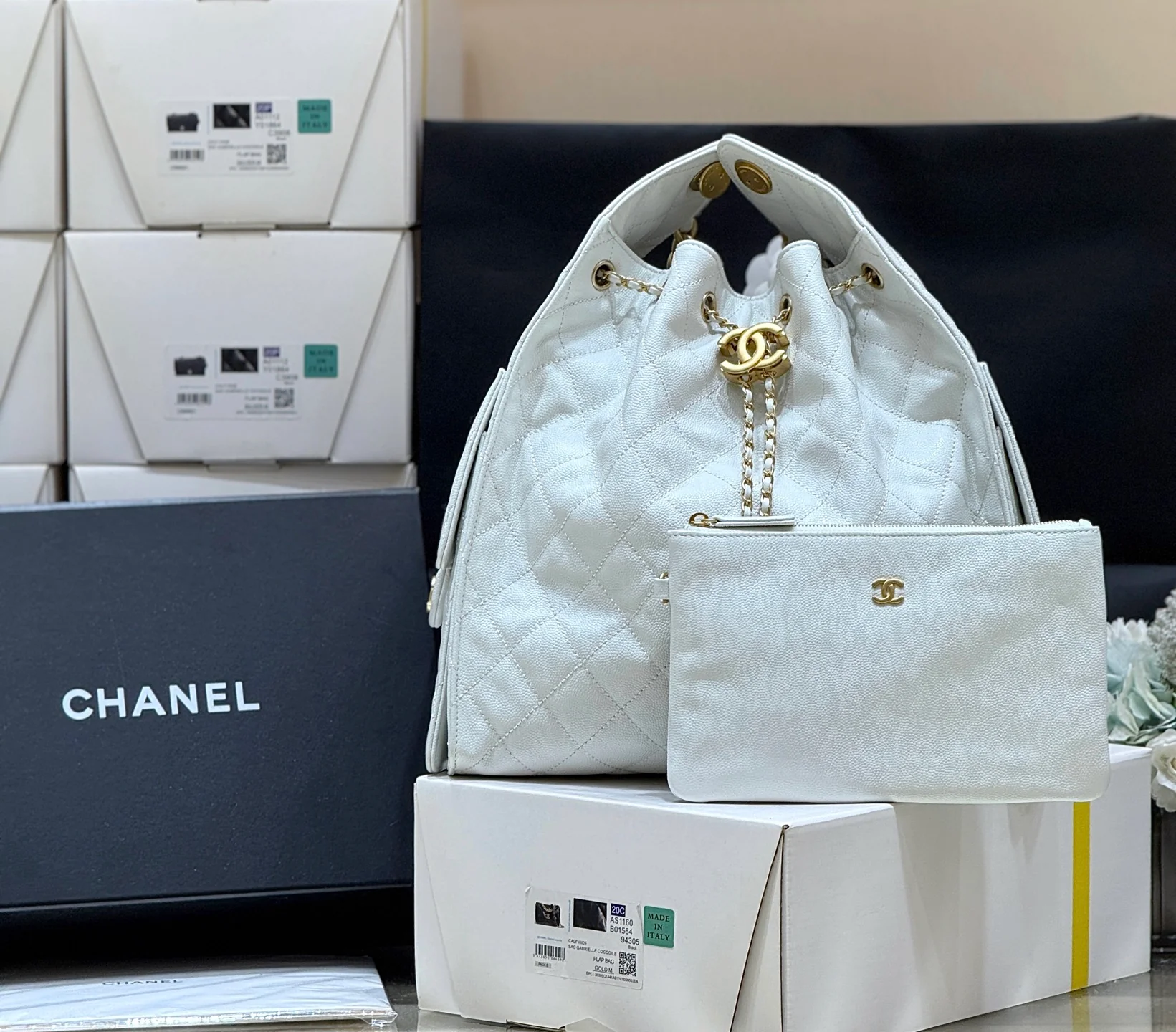 Сумка Chanel 25s 25bag - белая