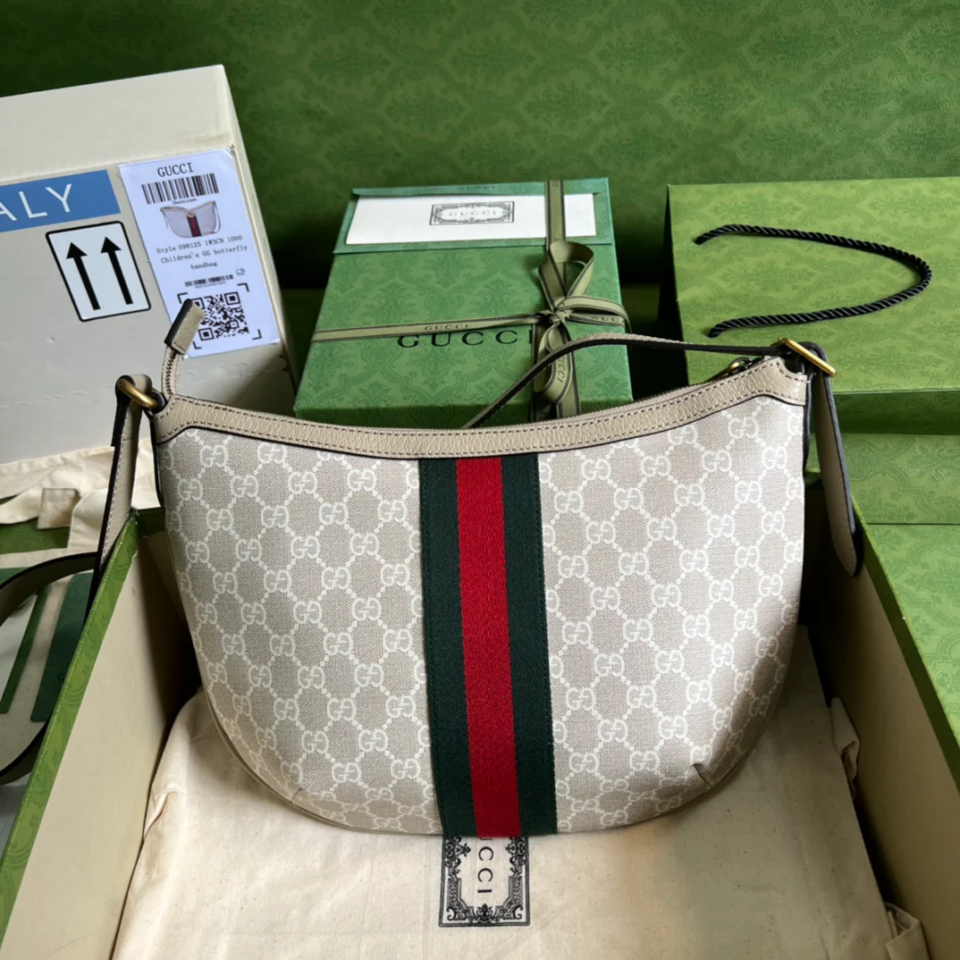Мини-сумочка Gucci Ophidia - сумка через плечо - съемный плечевой ремень - 30x22x5-5 см