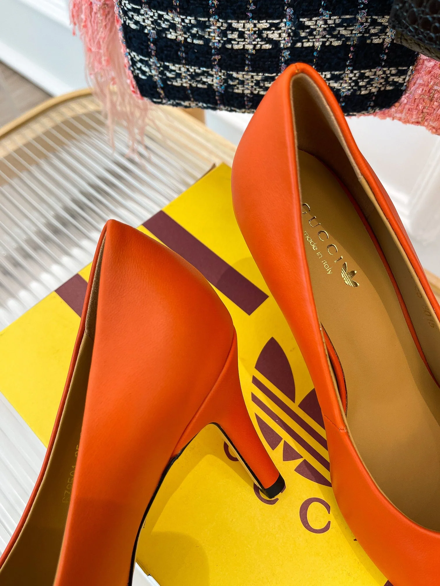 Новые поступления коллекции Gucci начала осени 2022 года - Туфли на высоком каблуке - Коллаборация