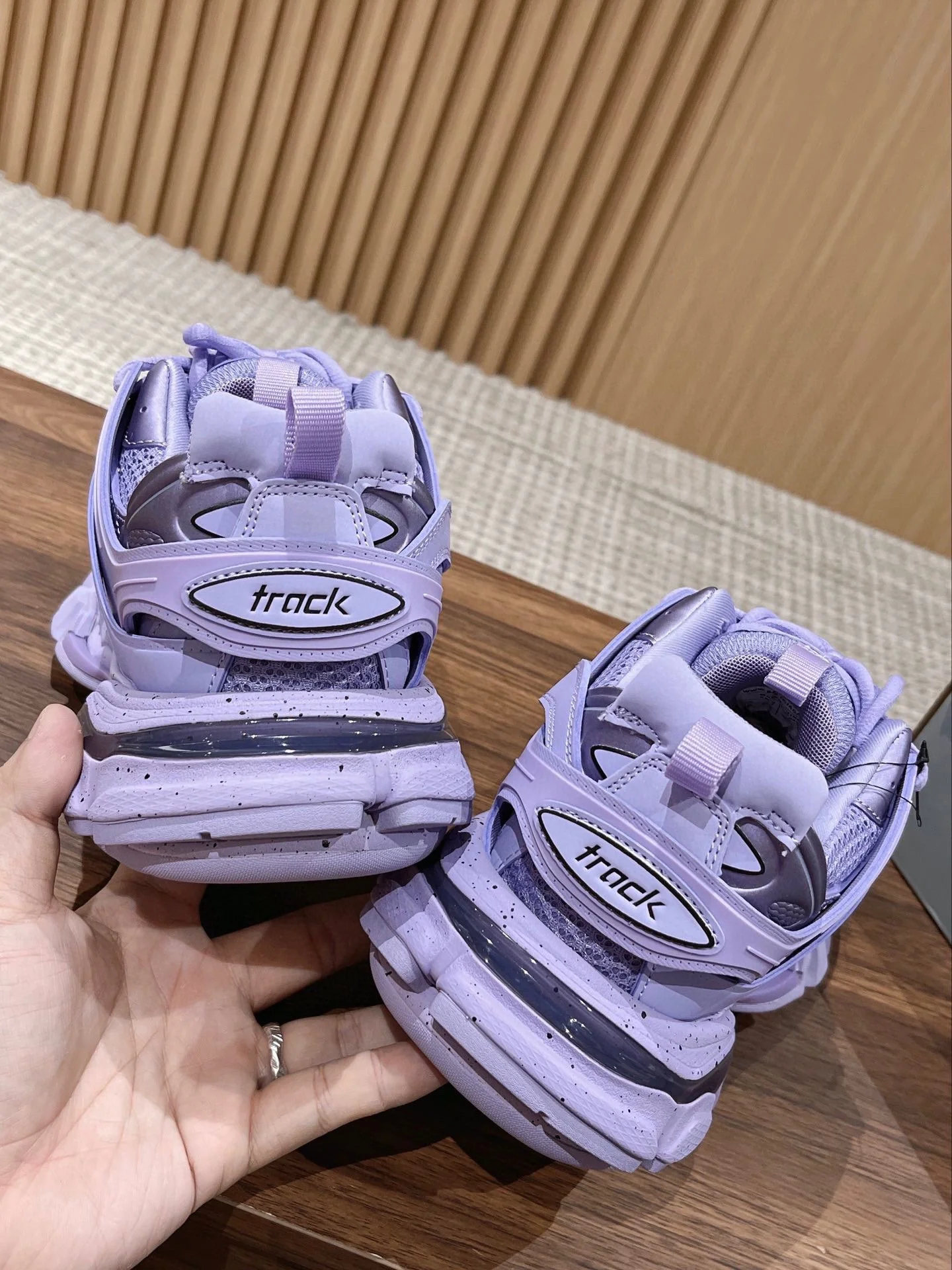 Кроссовки Balenciaga Track 3-0 (3-го поколения) Chunk - унисекс - фиолетовые