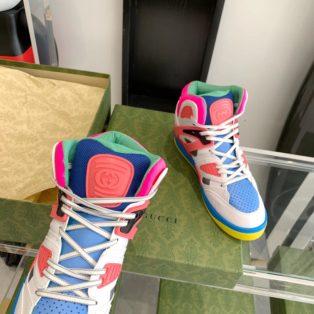 Кроссовки Gucci High-Top Chunk Shoes для пары - 1